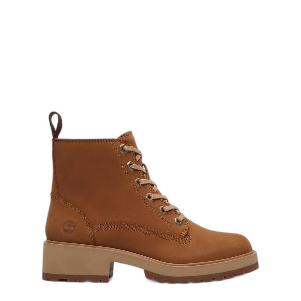 Women - Casual Boots - Mid-height, Wide Fit - Carnaby Row - Camel Brown