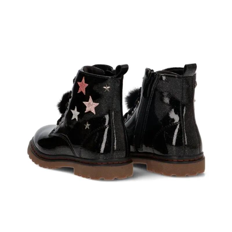 Botines Planos NiÑo Xti  Negro 4/4