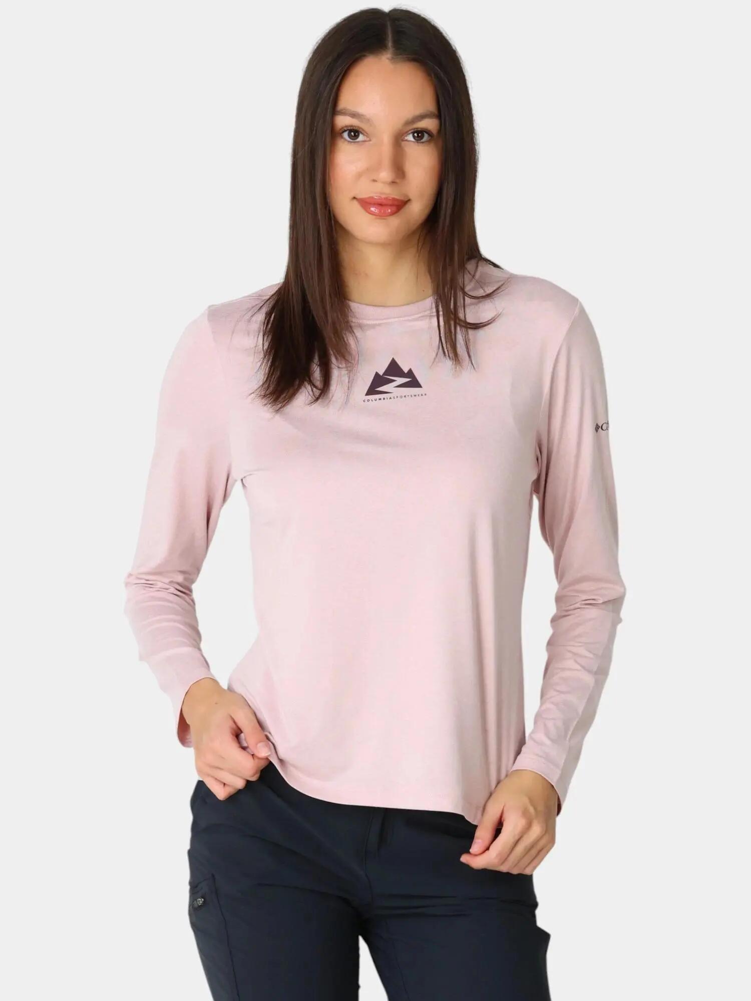 Tricou cu maneci lungi Parsons Point Long Sleeve Graphic Tee femei