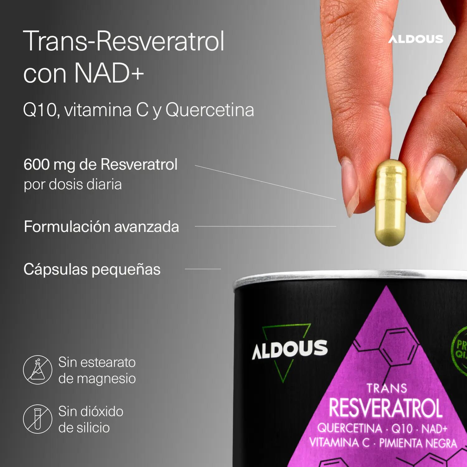 Resvératrol 600 mg - 90 Gélules - Peau, Énergie et Bien-être 2/5