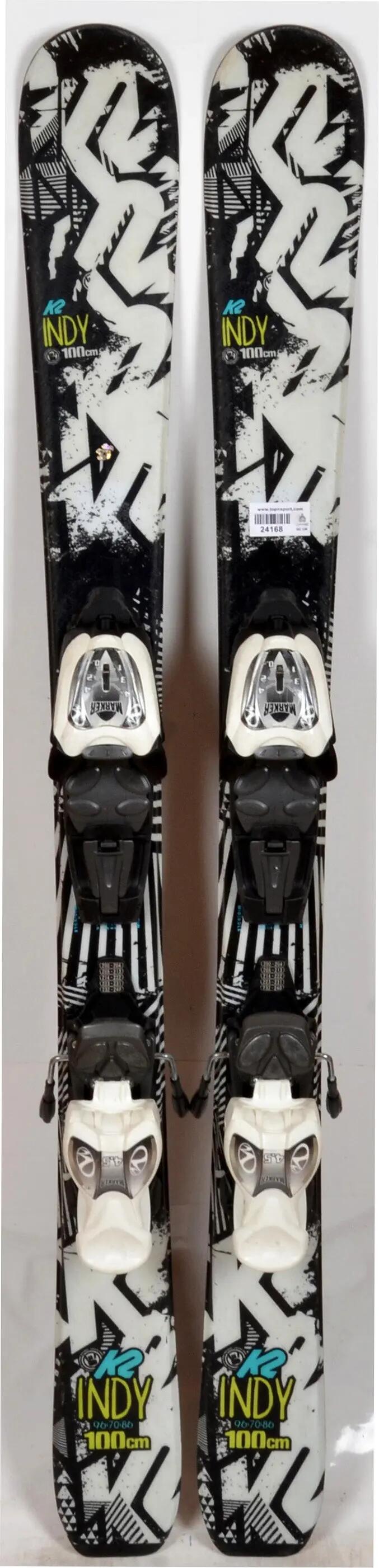 RECONDITIONNE - Skis junior K2 INDY blk - BON 2/3