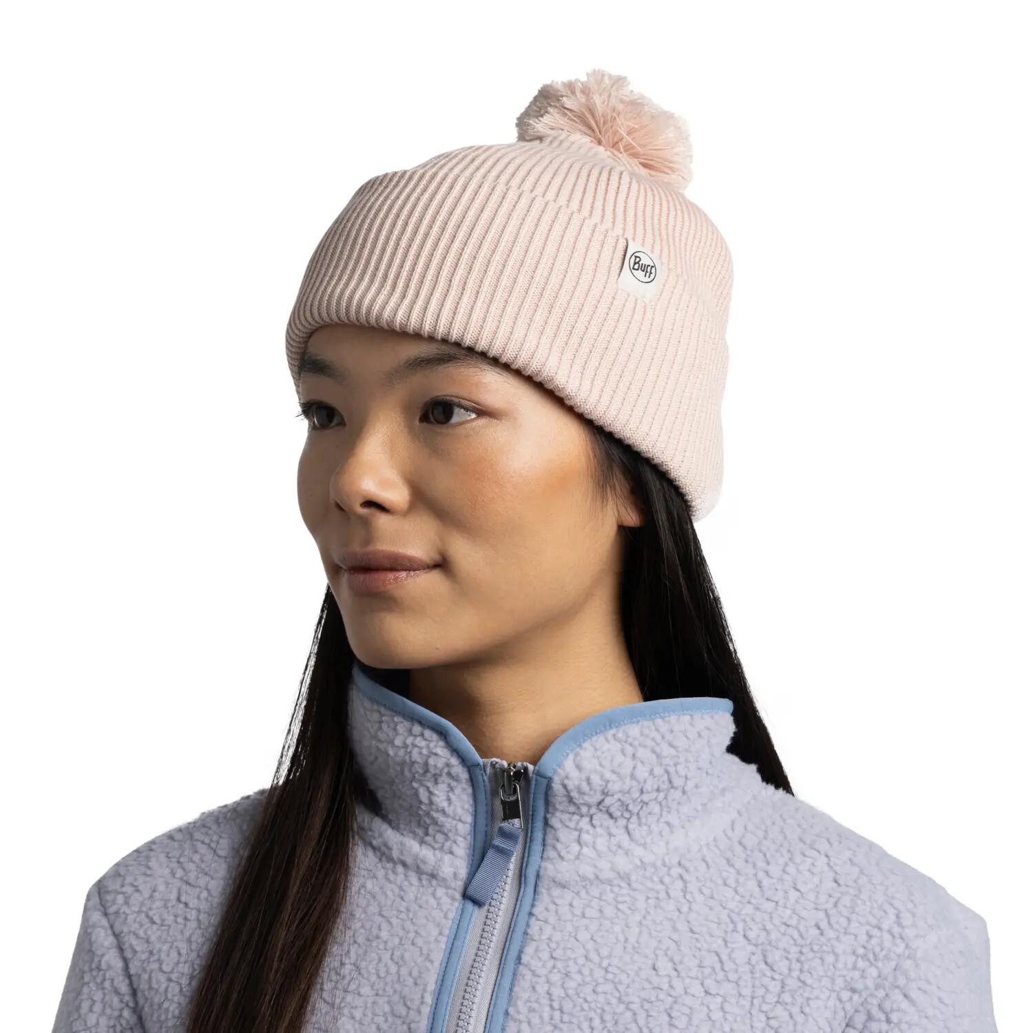 Bonnet tricoté Unisex Buff Marron TAILLE UNIQUE 4/5
