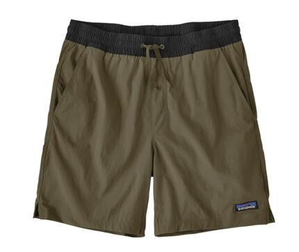 Bermuda homme Patagonia Baggies Lights 6 pouces vert