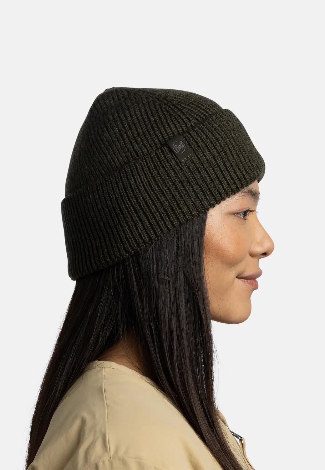 Bonnet tricoté Unisex Buff Marron TAILLE UNIQUE 4/5