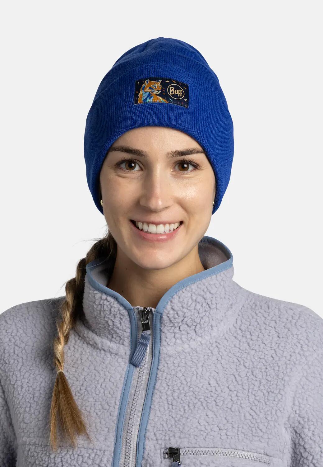 Gorro Knitted Unisex Buff Azul ÚNICA 3/5