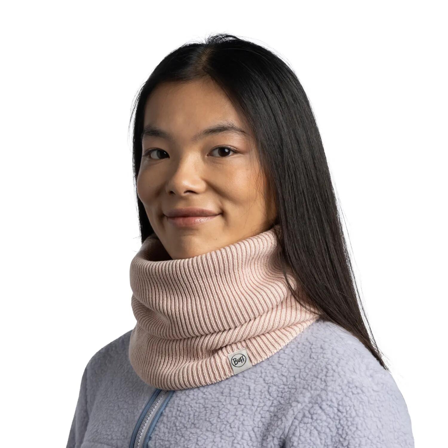 Cache-cou tricoté & Fleece Unisex Buff Marron TAILLE UNIQUE 4/5