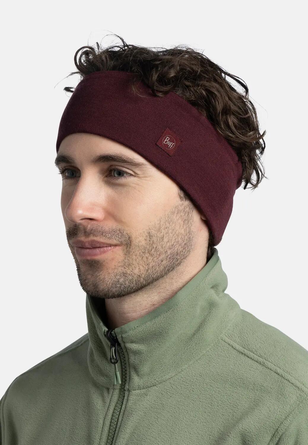 Cinta Merino Heavyweight Unisex Buff Rojo ÚNICA 5/5