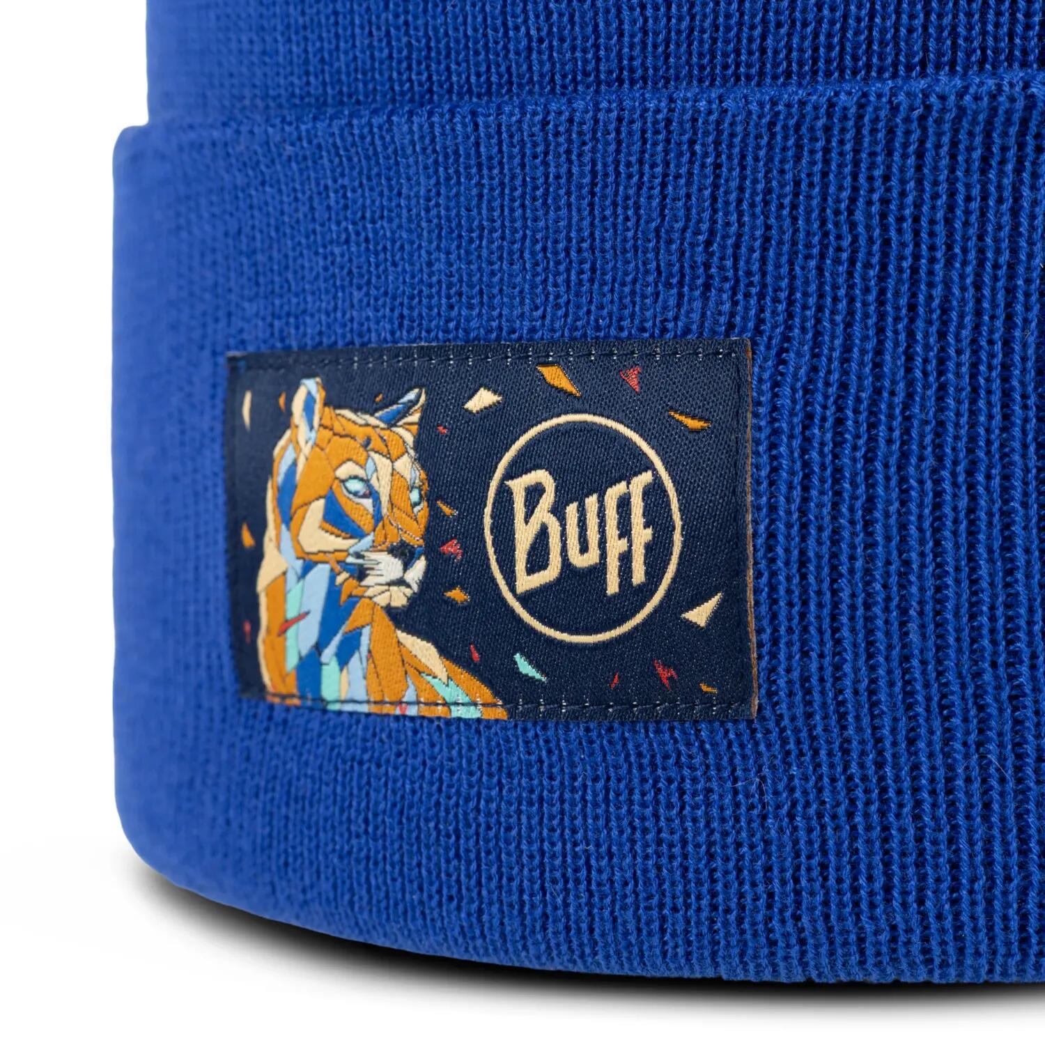 Gorro Knitted Unisex Buff Azul ÚNICA 2/5
