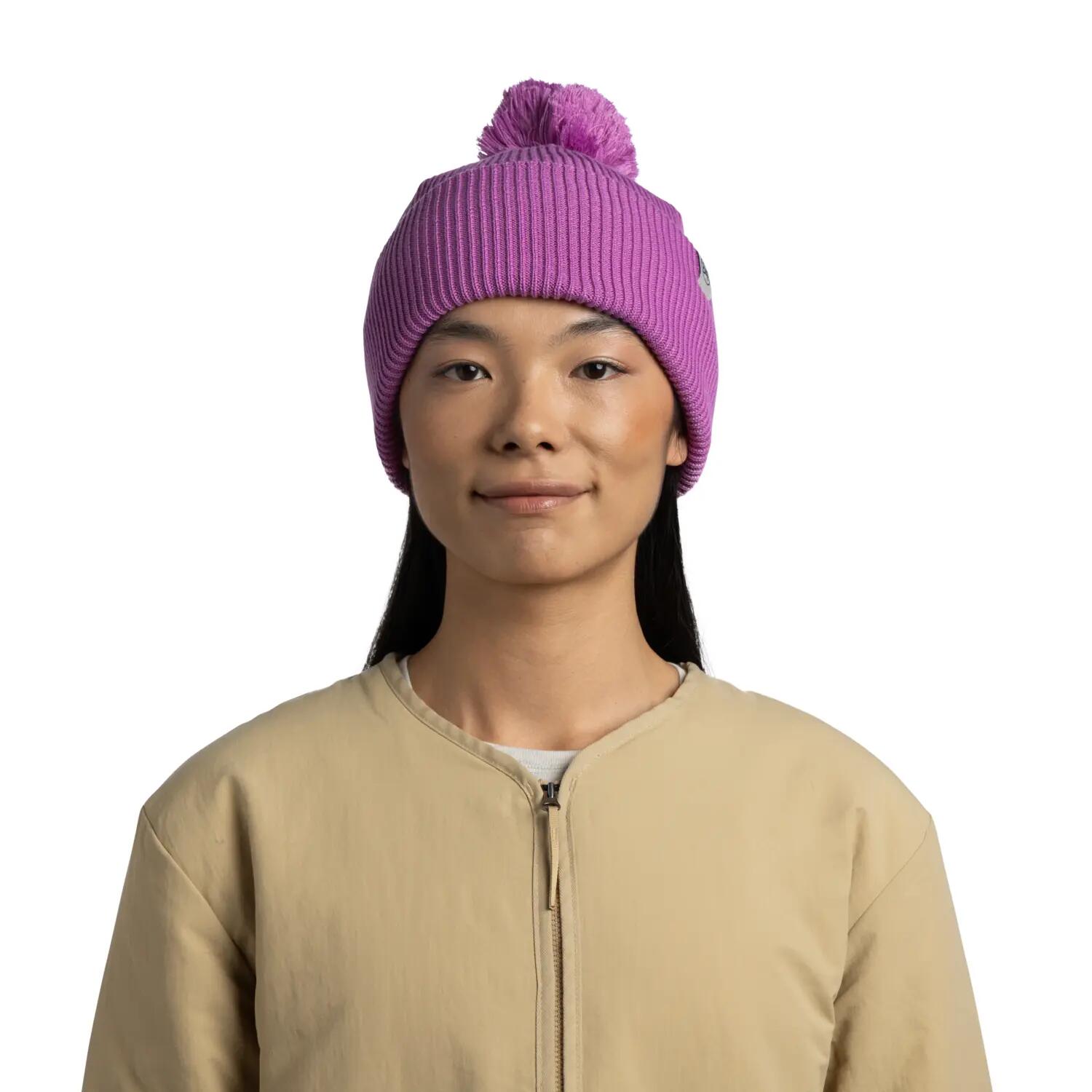 Gorro Knitted Unisex Buff Morado ÚNICA 3/5