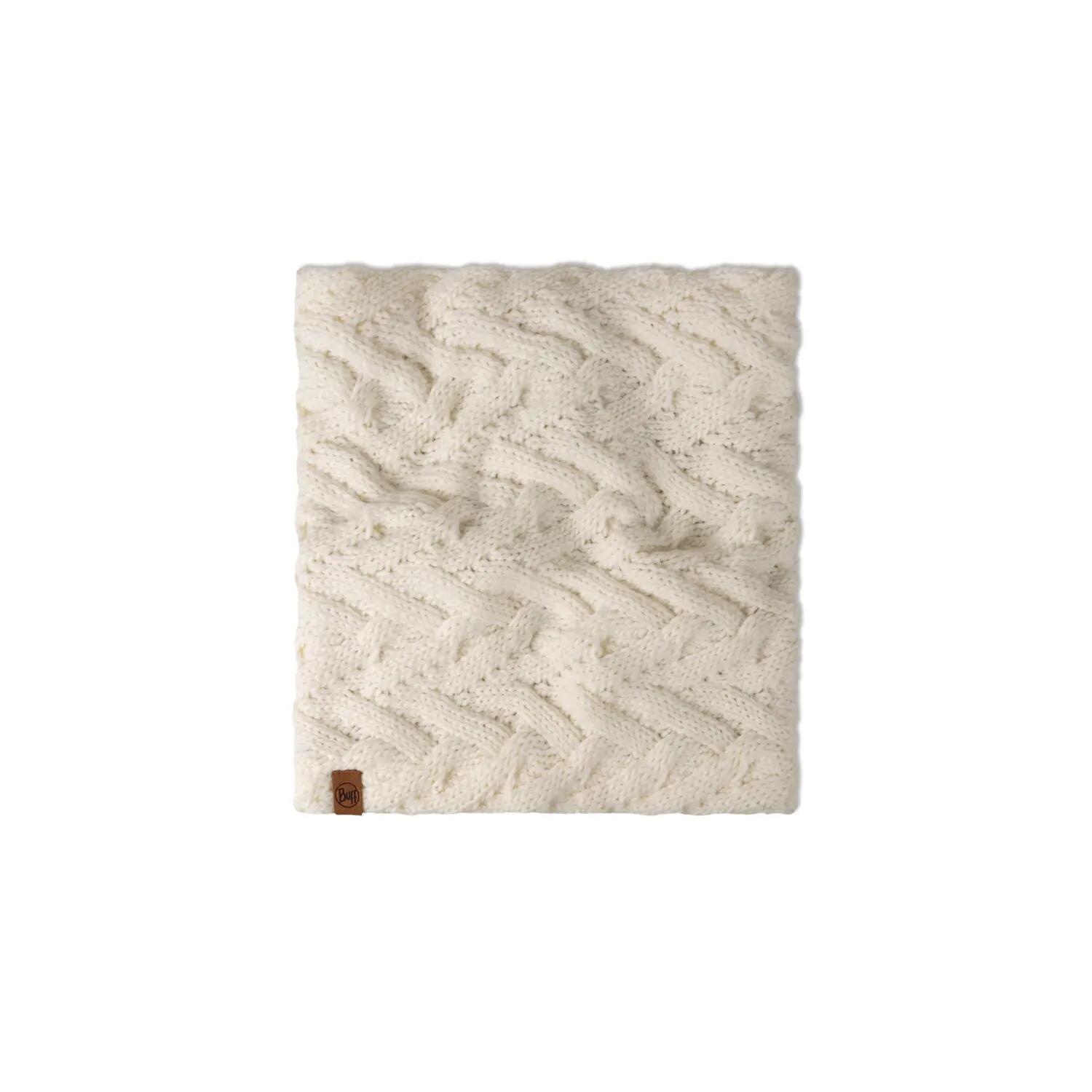 Cache-cou tricoté & Fleece Femme Buff Blanche TAILLE UNIQUE 2/5