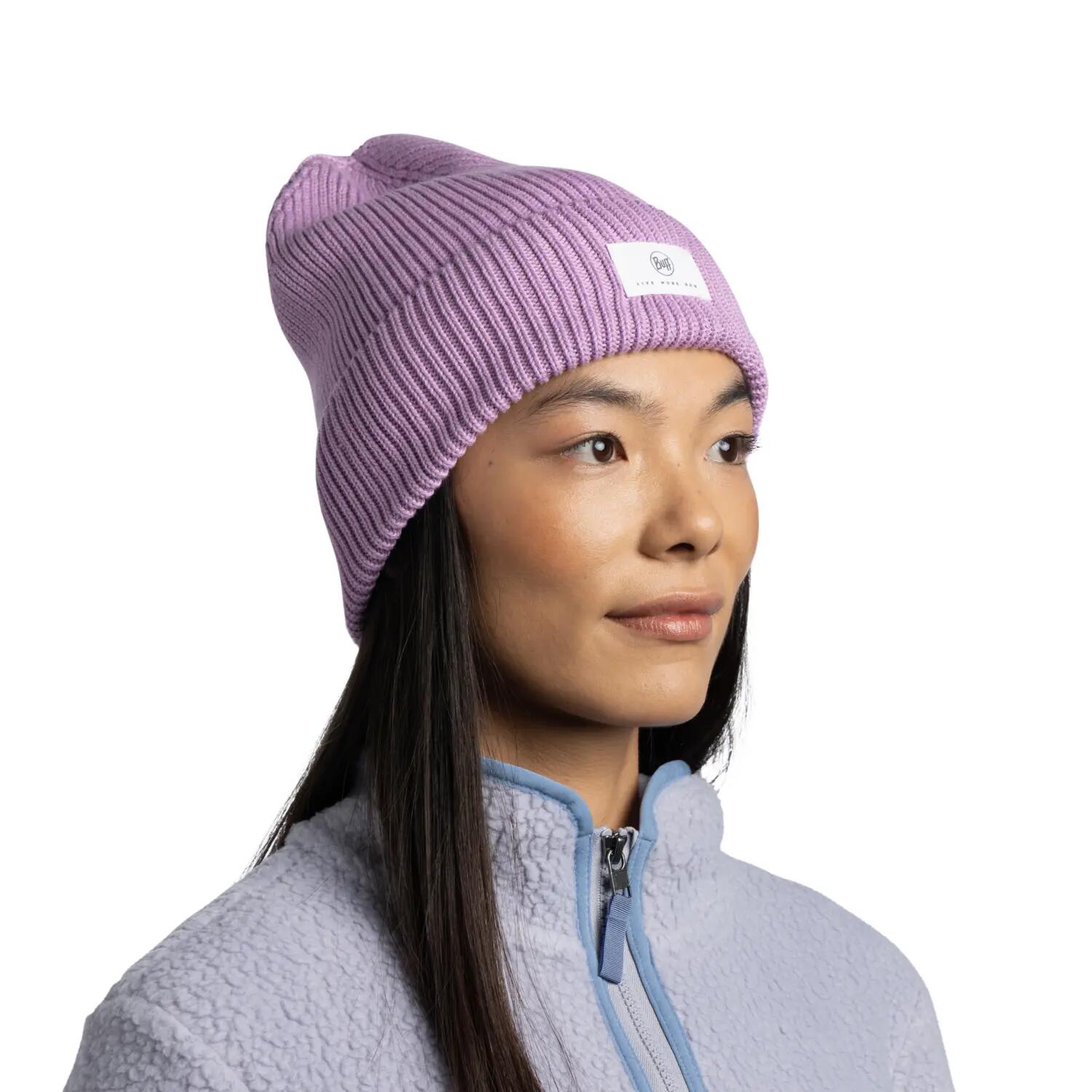 Bonnet tricoté Unisex Buff Violet TAILLE UNIQUE 4/5