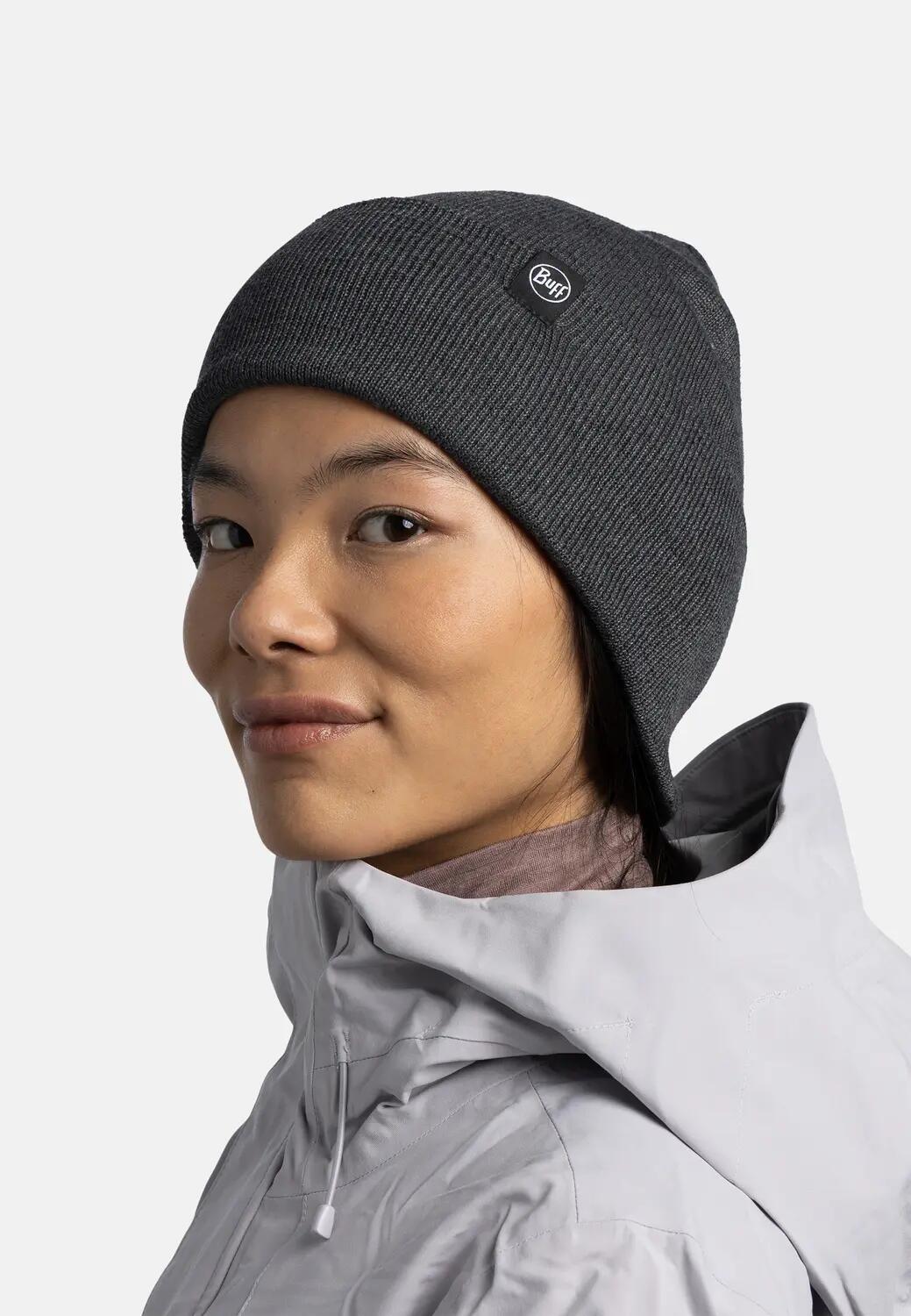 Bonnet tricoté Unisex Buff Gris TAILLE UNIQUE 4/5