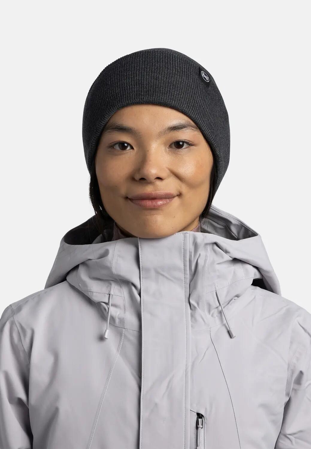 Bonnet tricoté Unisex Buff Gris TAILLE UNIQUE 3/5