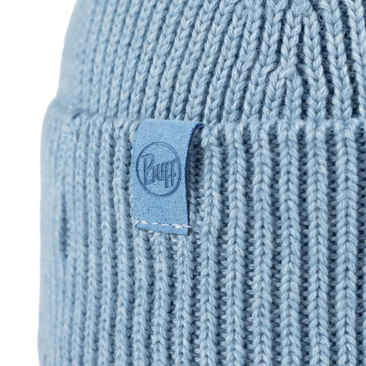 Bonnet tricoté Unisex Buff Bleu TAILLE UNIQUE 2/5