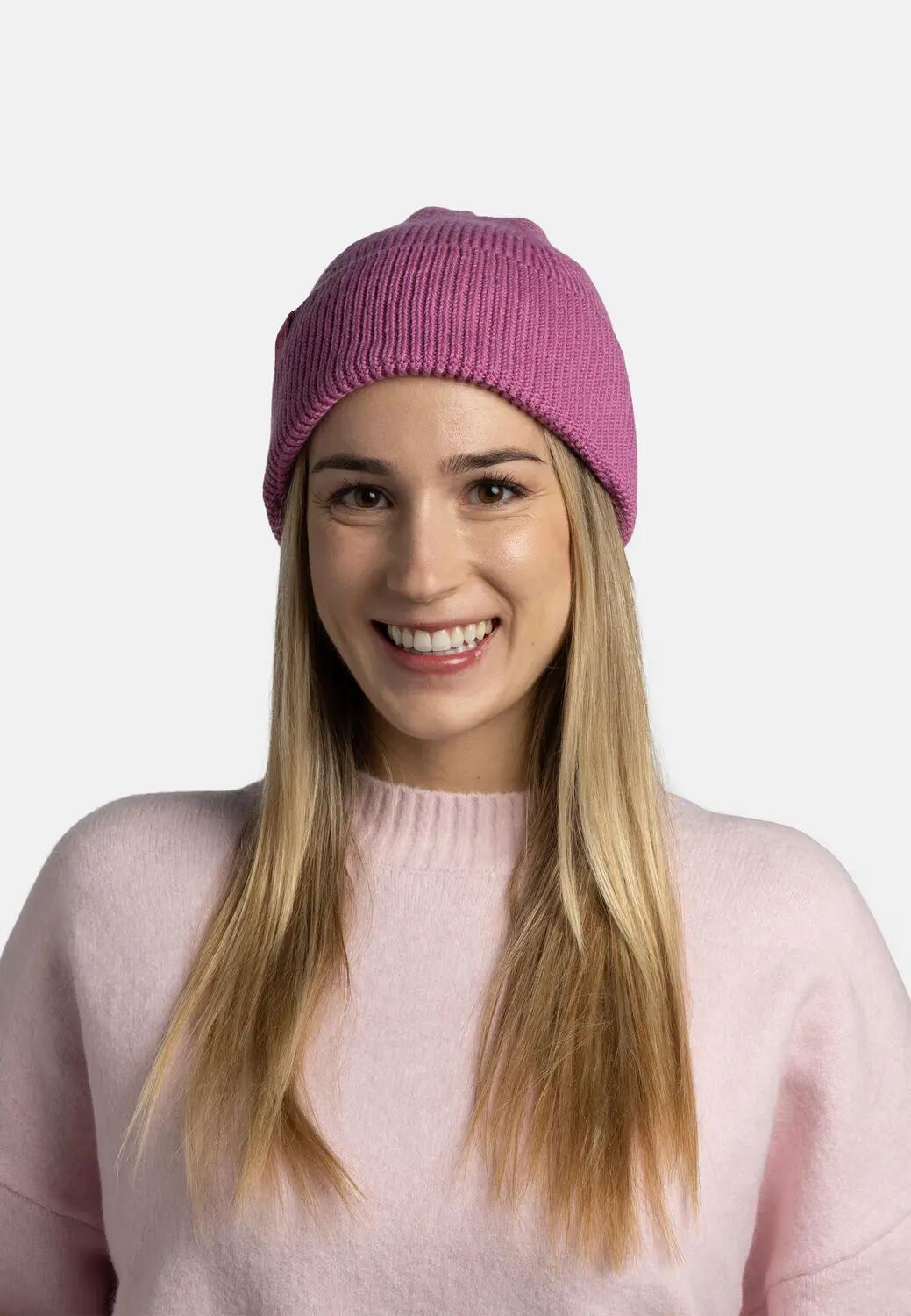 Gorro Knitted Unisex Buff Morado ÚNICA 3/5