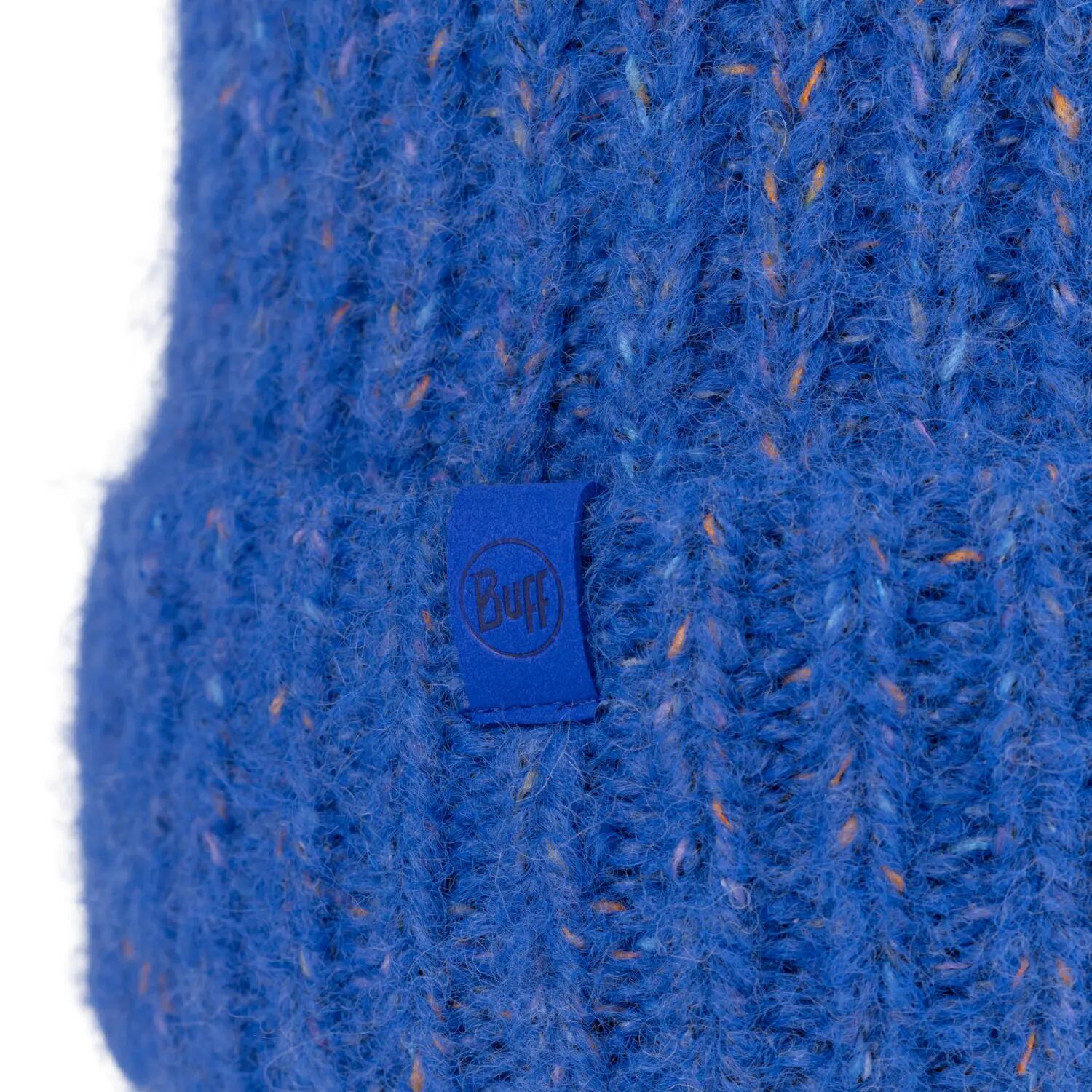 Bonnet Knitted & Fleece Band Femme Buff Bleu TAILLE UNIQUE 2/5