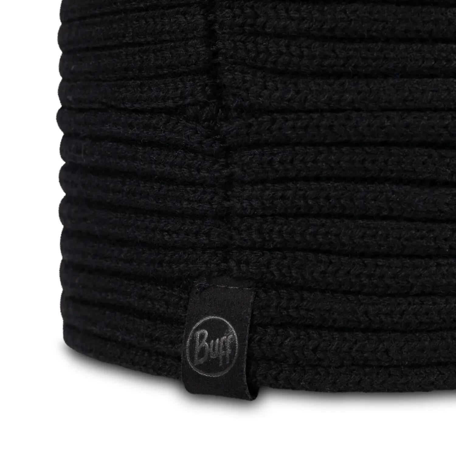 Bandeau tricoté Femme Buff Noir TAILLE UNIQUE 2/4