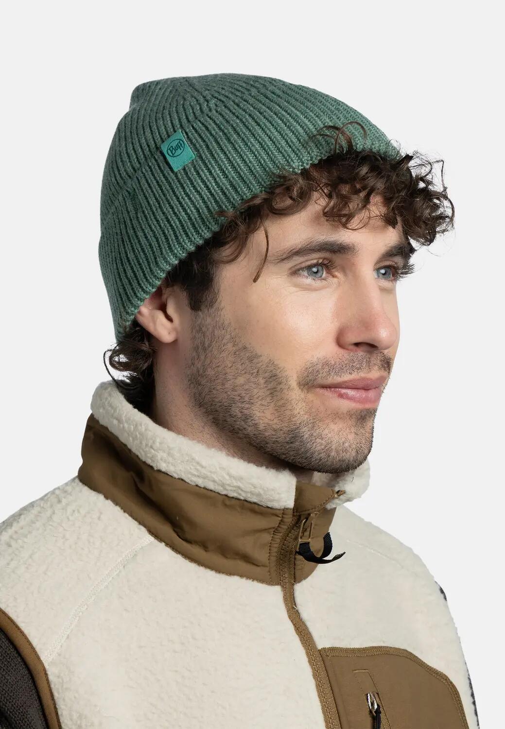 Bonnet tricoté Unisex Buff Vert TAILLE UNIQUE 4/5