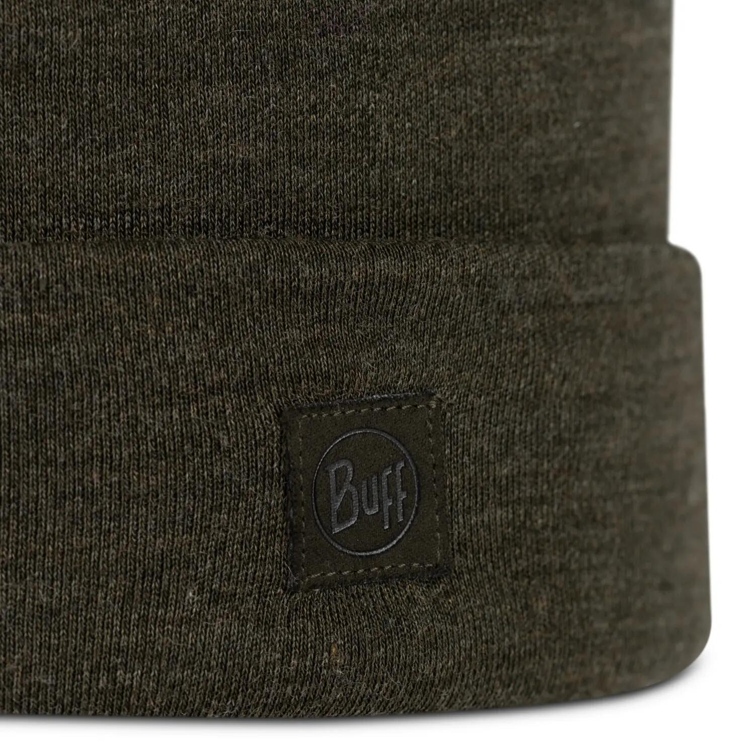 Bonnet Merino Heavyweight Unisex Buff Marron TAILLE UNIQUE 2/5
