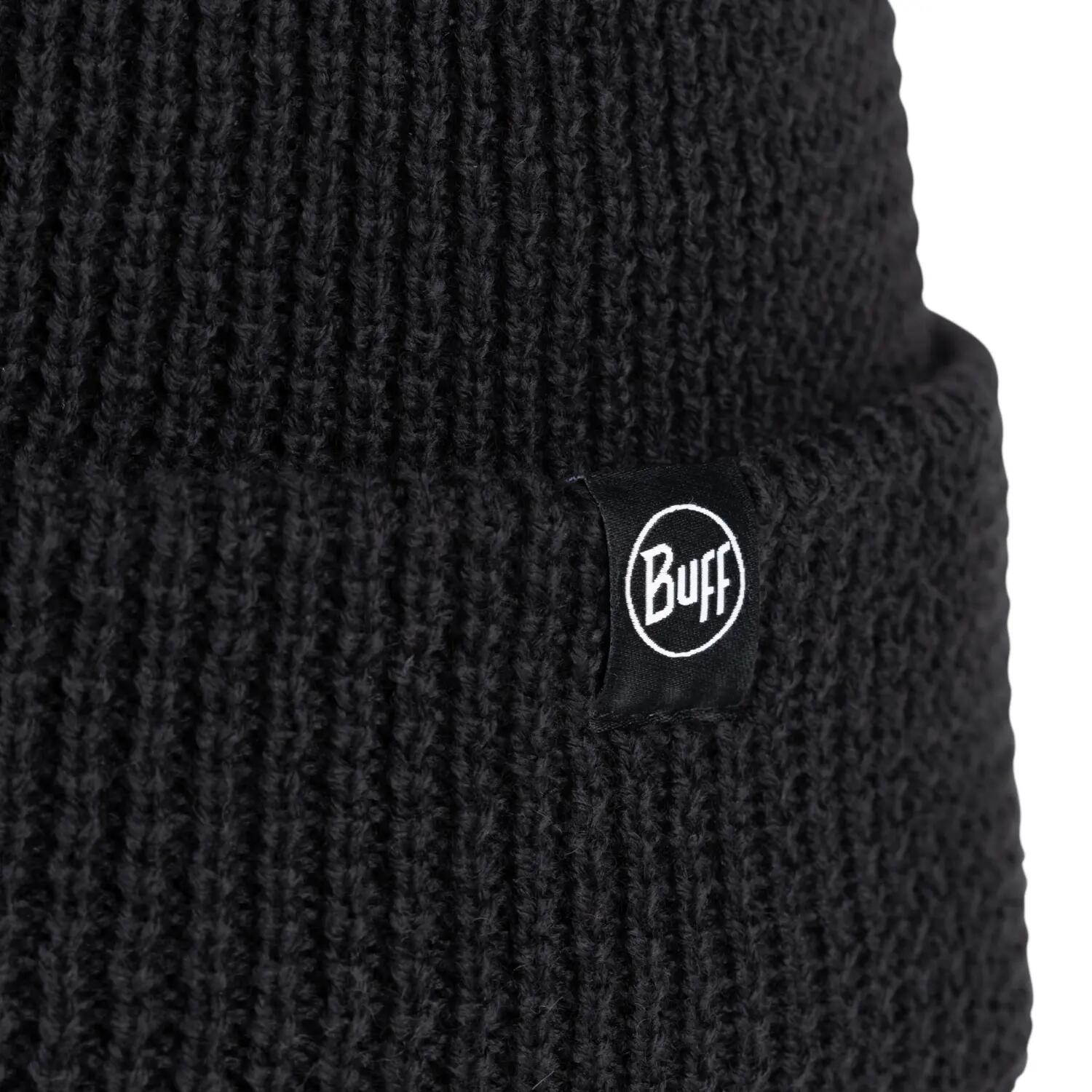 Bonnet tricoté Unisex Buff Noir TAILLE UNIQUE 2/5