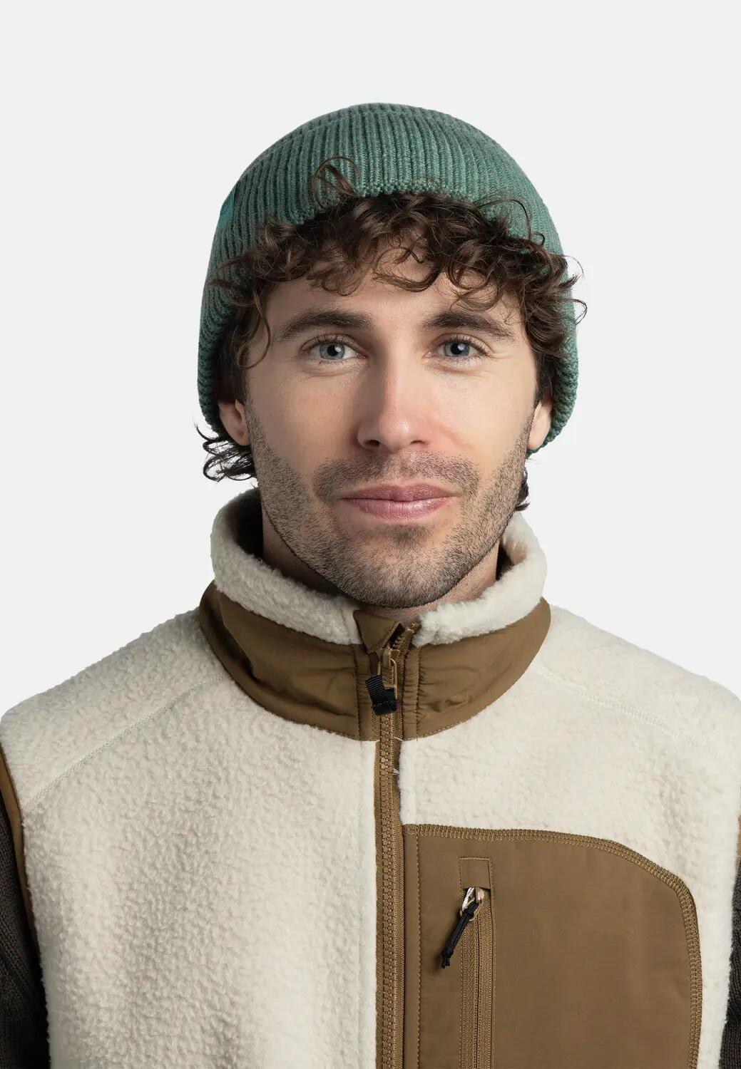 Bonnet tricoté Unisex Buff Vert TAILLE UNIQUE 3/5