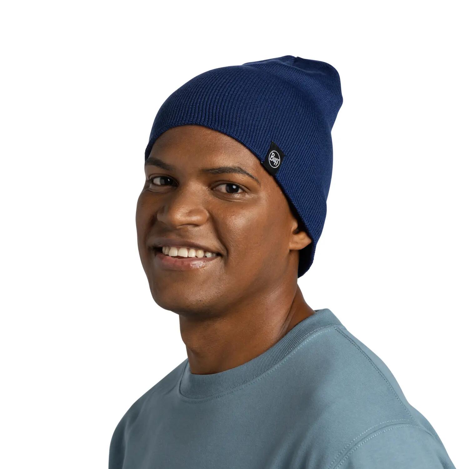 Gorro Knitted Unisex Buff Azul ÚNICA 4/5
