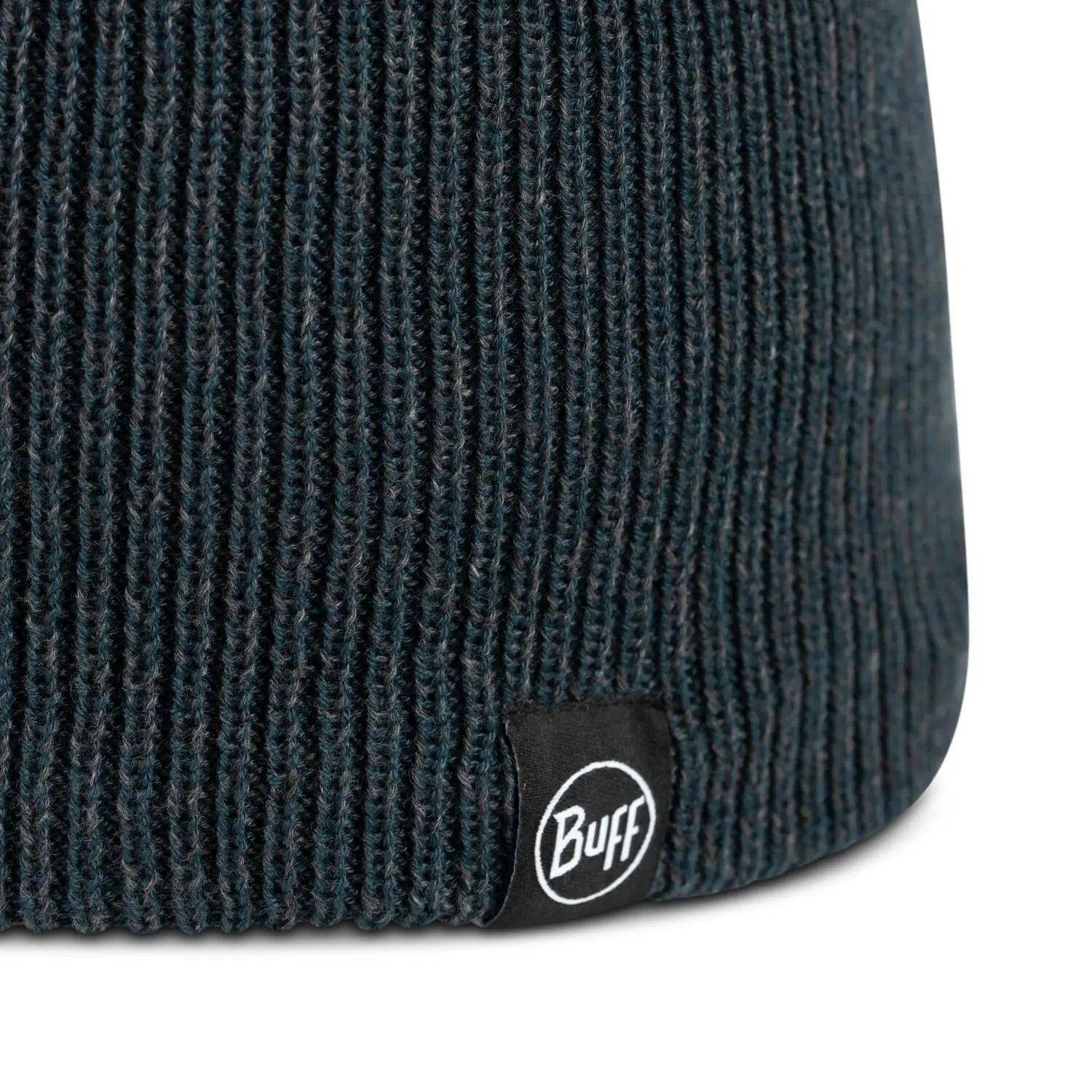 Bonnet Knitted & Full Fleece Unisex Buff Bleu TAILLE UNIQUE 2/5