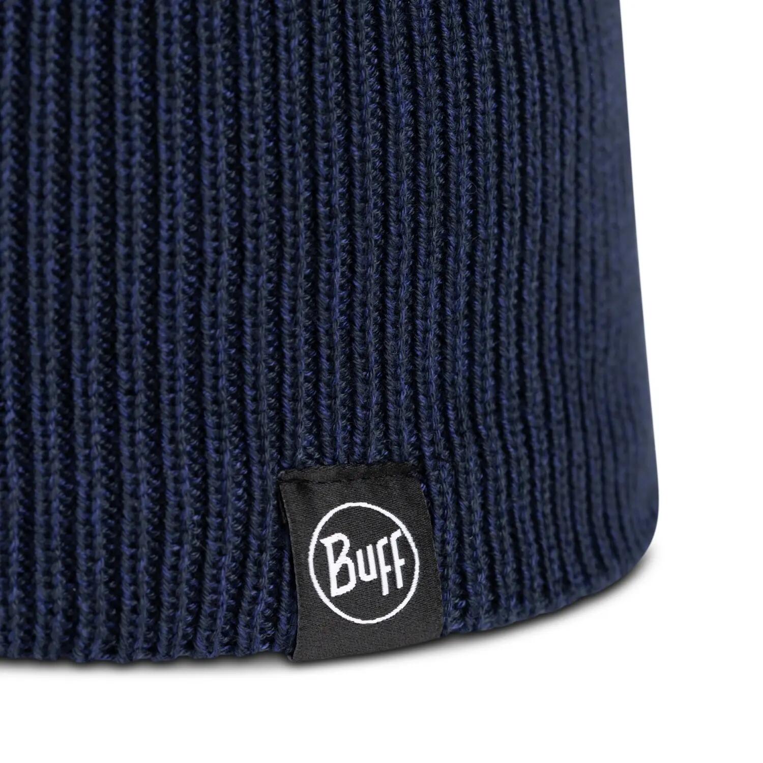 Bonnet Knitted & Full Fleece Unisex Buff Bleu foncé TAILLE UNIQUE 2/5