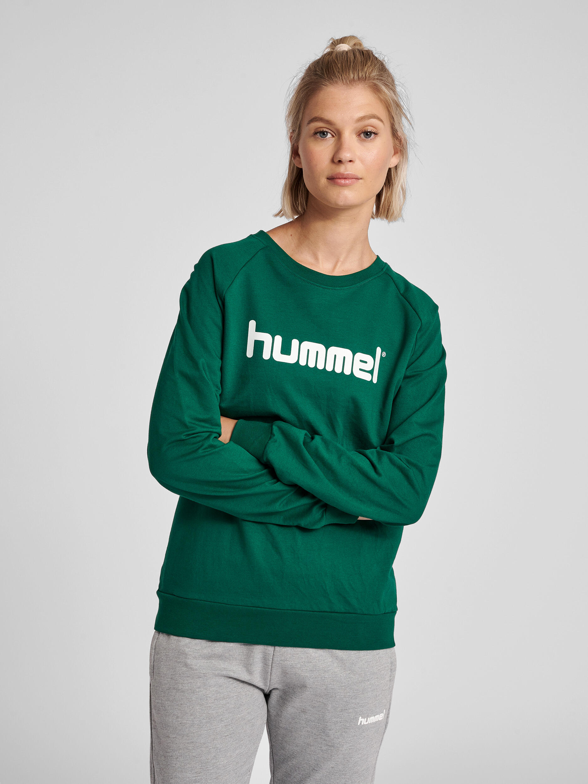 HUMMEL Felpa da donna Hummel Cotton Logo