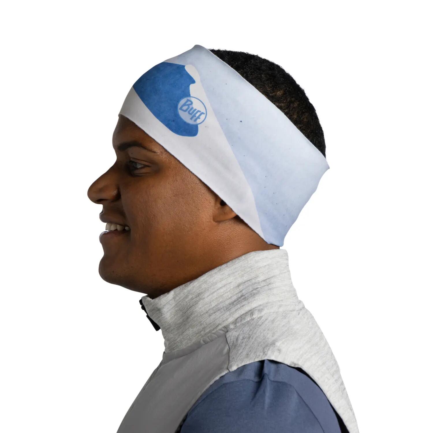 Bandeau Tech Fleece Femme Buff Bleu TAILLE UNIQUE 3/3