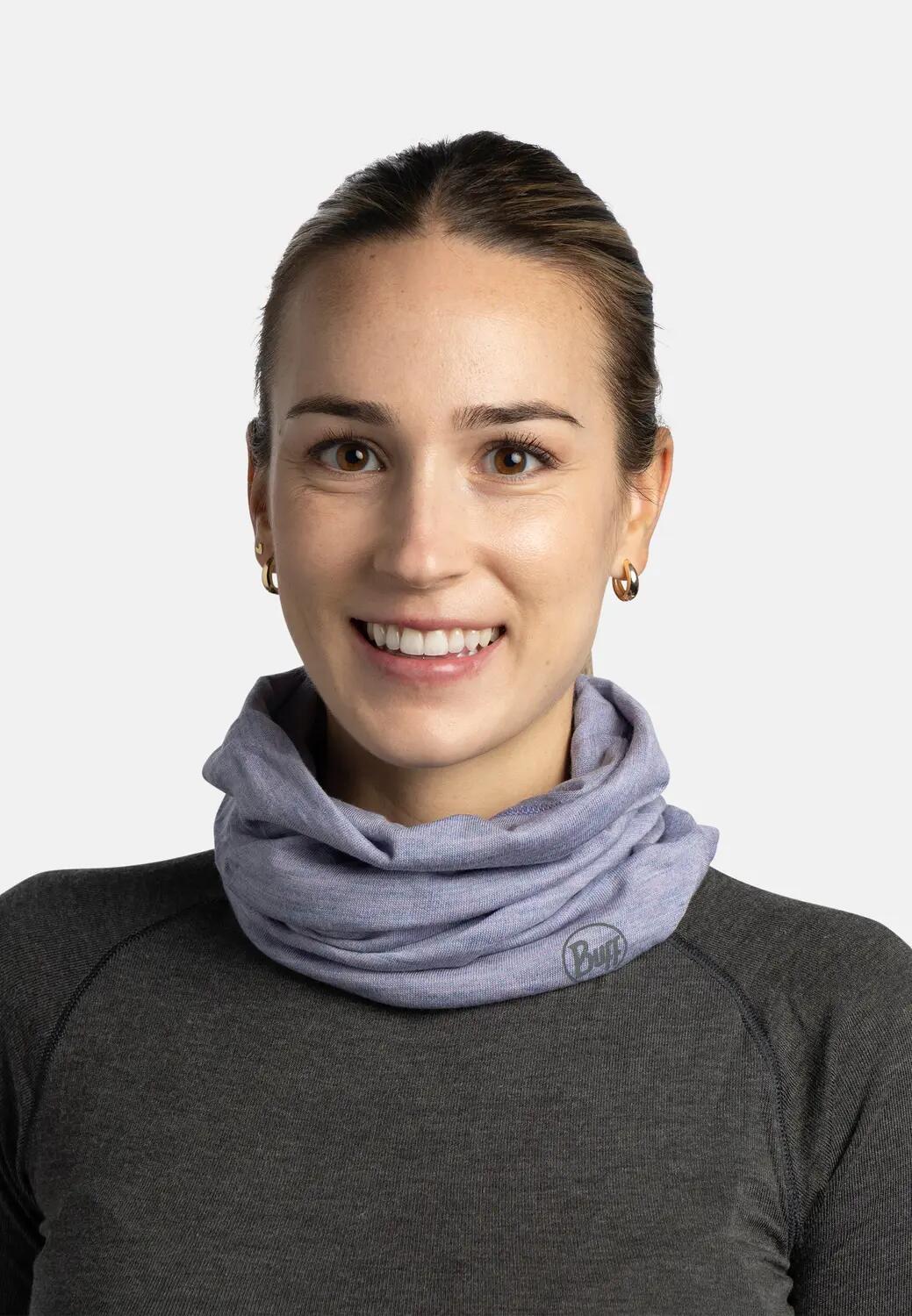 MW Merino Wool Unisex Buff Violet TAILLE UNIQUE 3/5