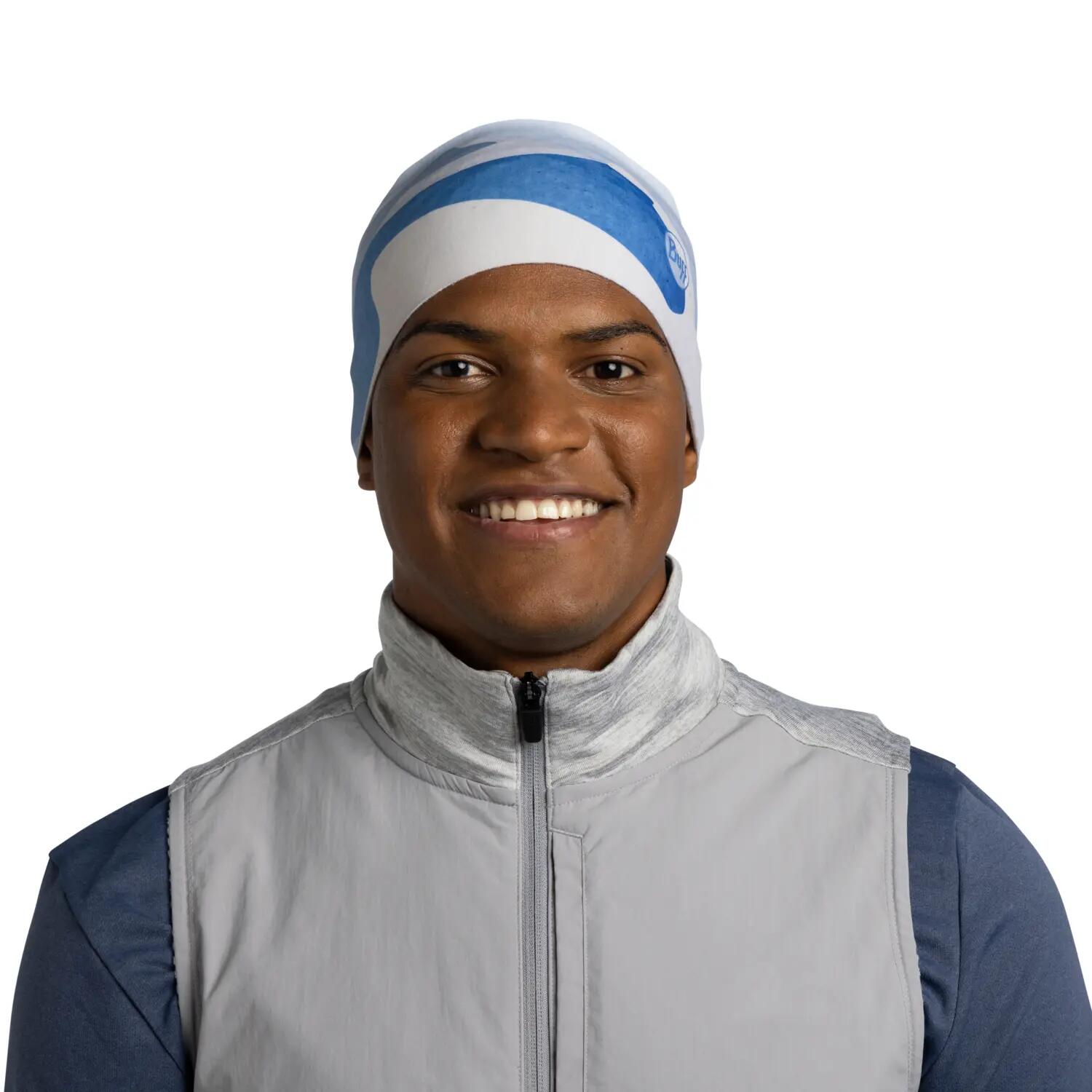 Bandeau Tech Fleece Femme Buff Bleu TAILLE UNIQUE 2/3
