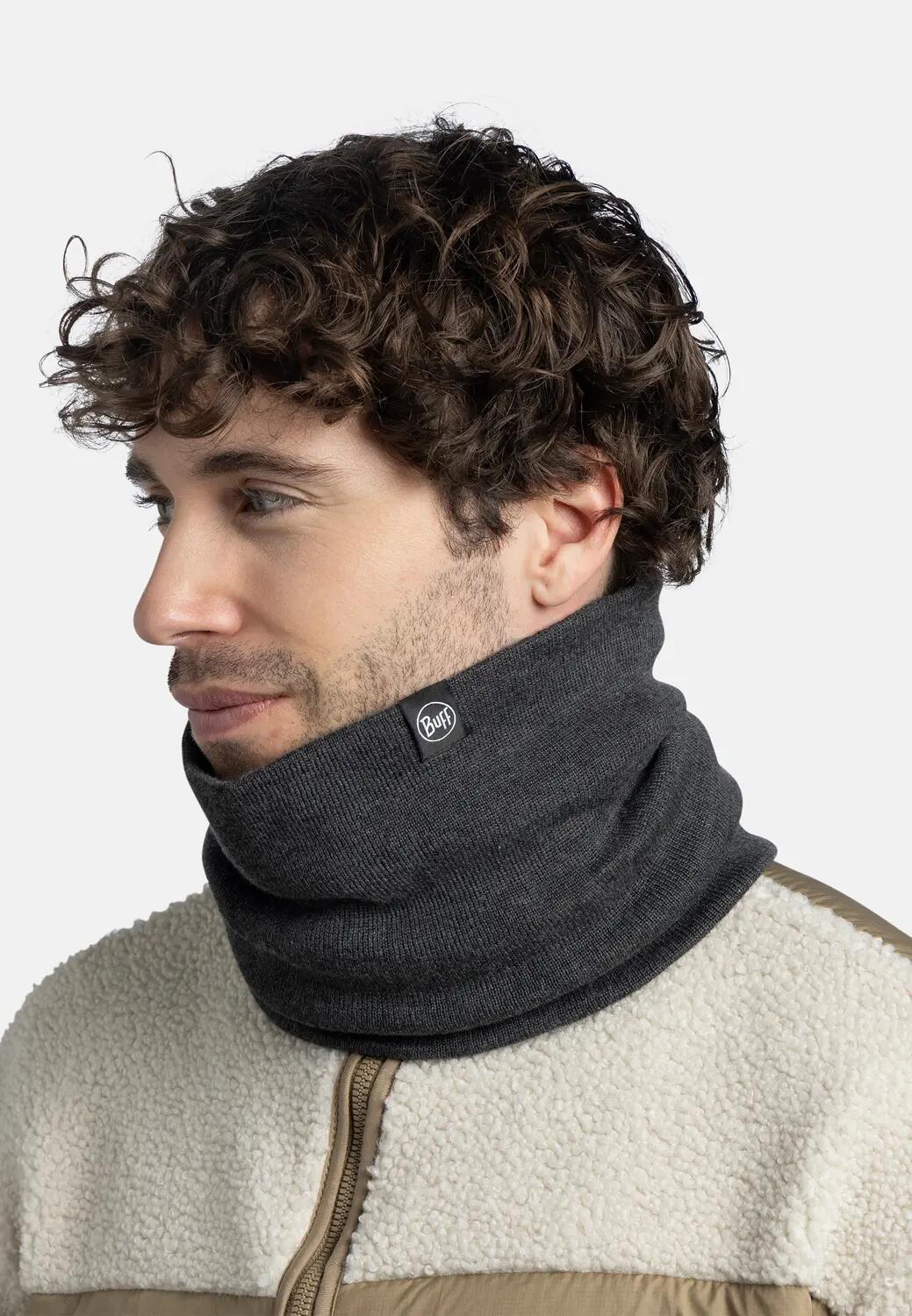 Cache-cou tricoté Unisex Buff Gris TAILLE UNIQUE 4/5