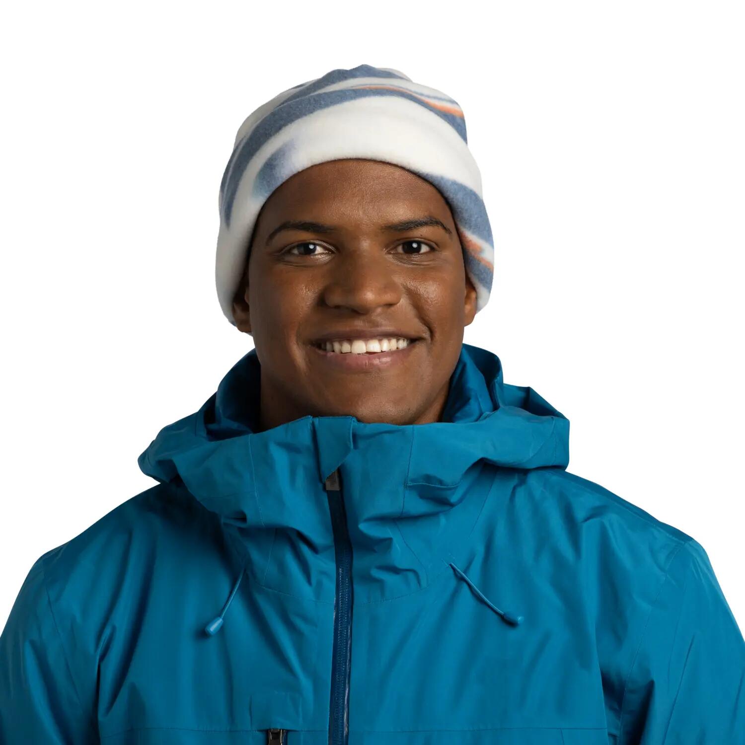 Bonnet Polar Pattern Unisex Buff Bleu TAILLE UNIQUE 3/5