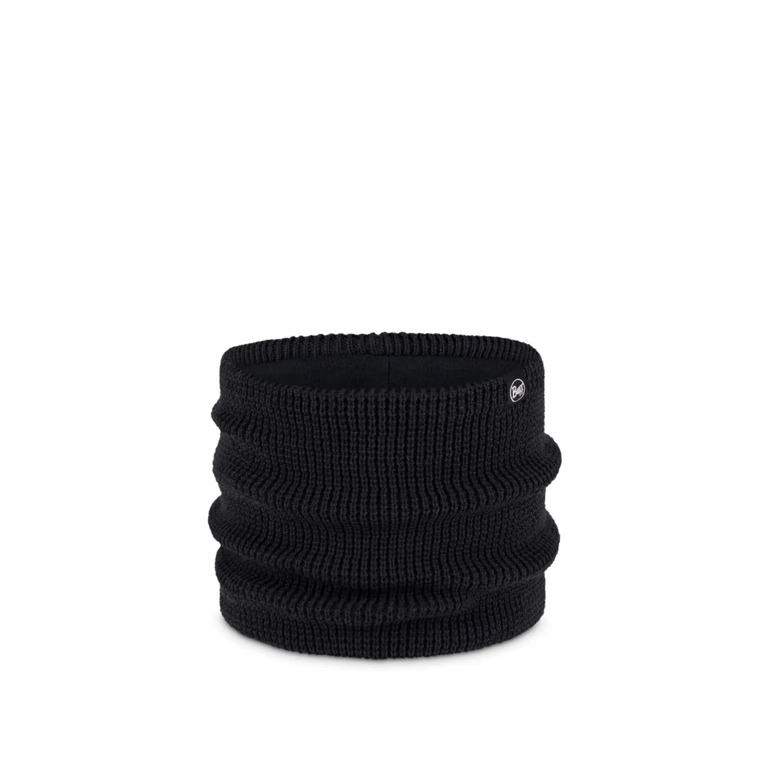 Braga de cuello Knitted & Fleece Unisex Buff Negro ÚNICA 1/5