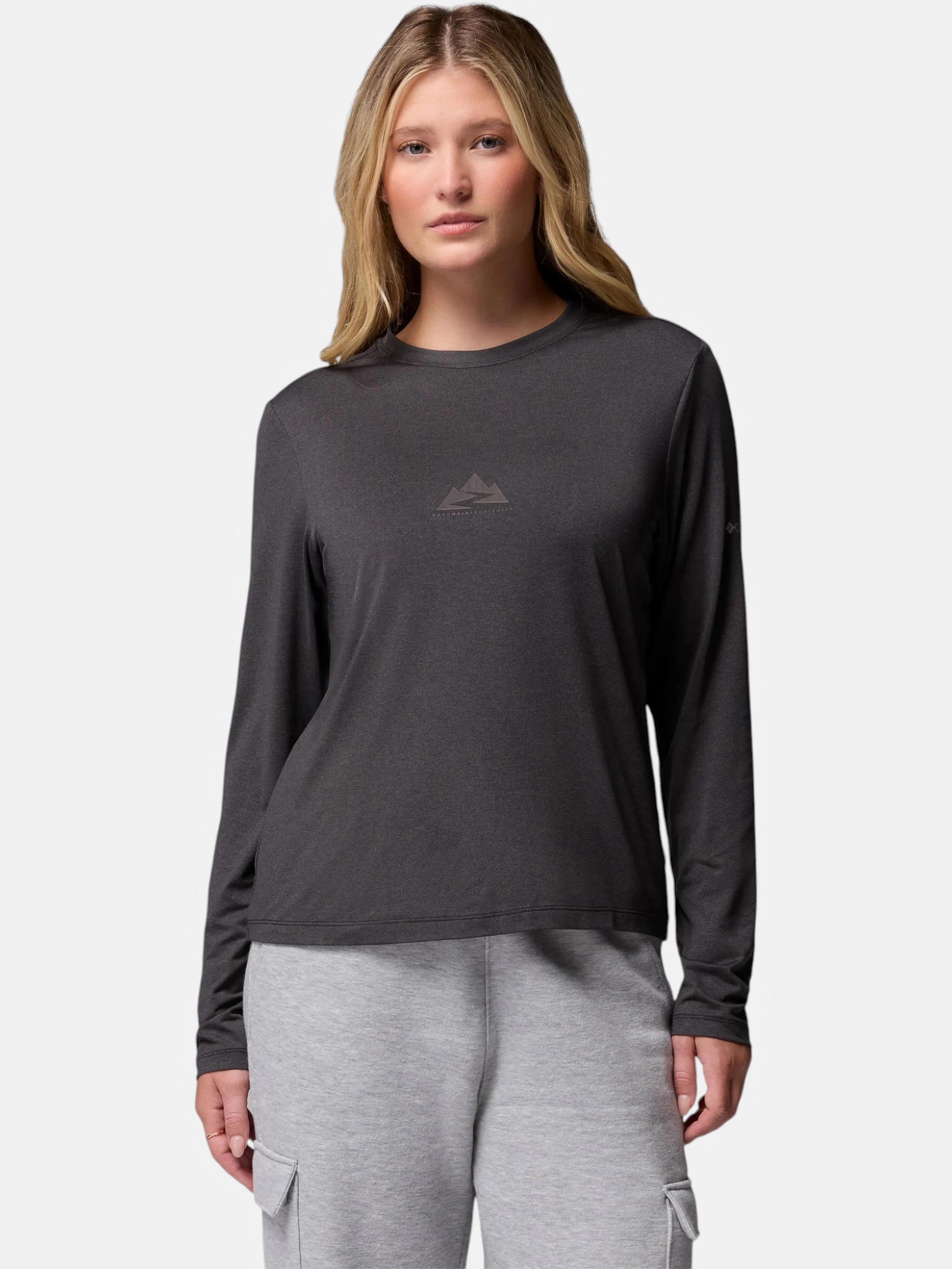 Tricou cu maneci lungi Parsons Point Long Sleeve Graphic Tee femei