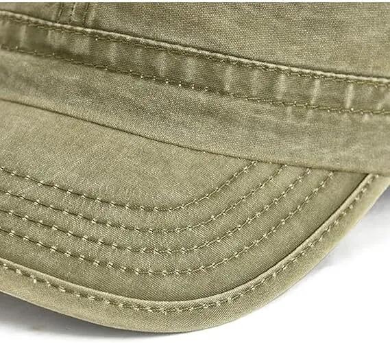 Casquettes Militaires en Coton délavé - Design Unique 5/5