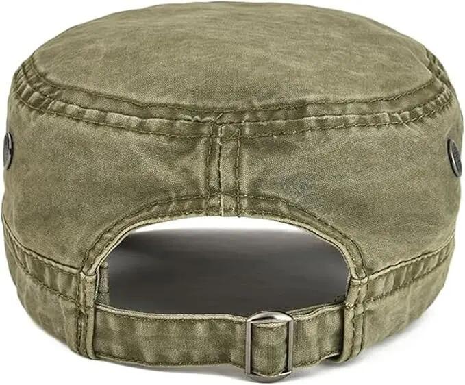 Casquettes Militaires en Coton délavé - Design Unique 4/5