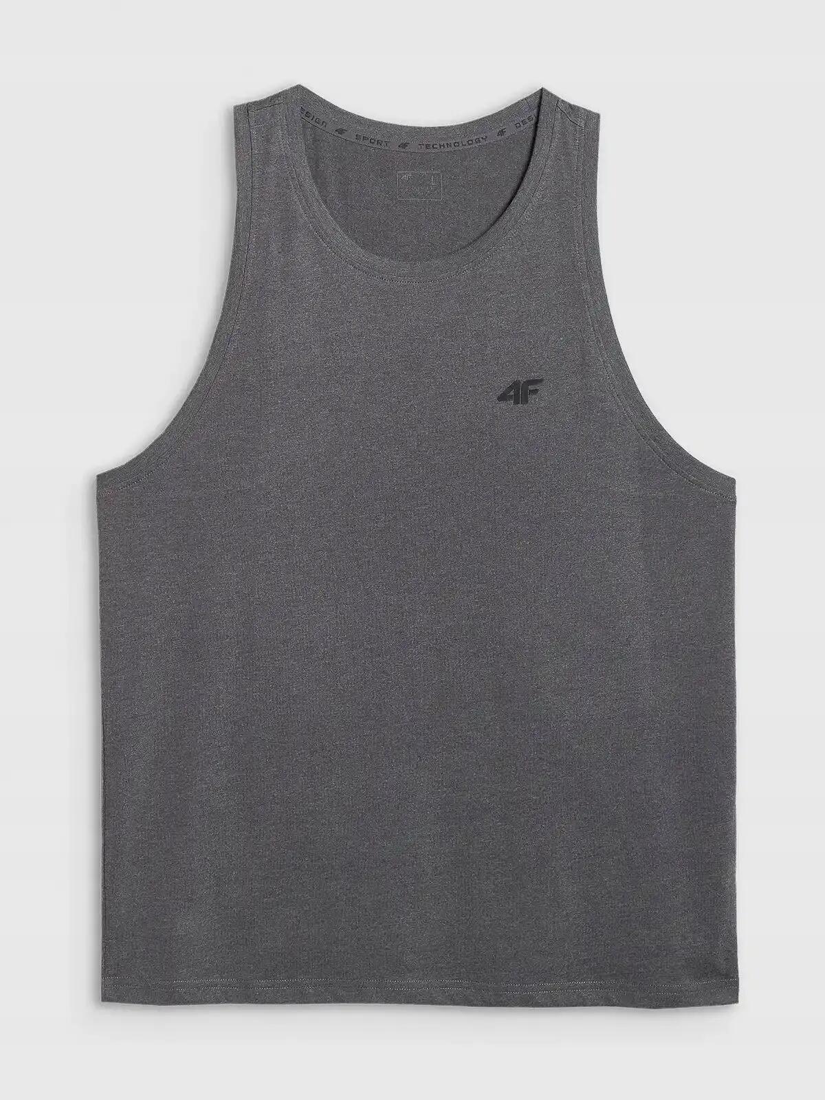 KOSZULKA MĘSKA 4F T-SHIRT NA RAMIĄCZKA BEZ RĘKAWÓW M307 S SS26 8/10