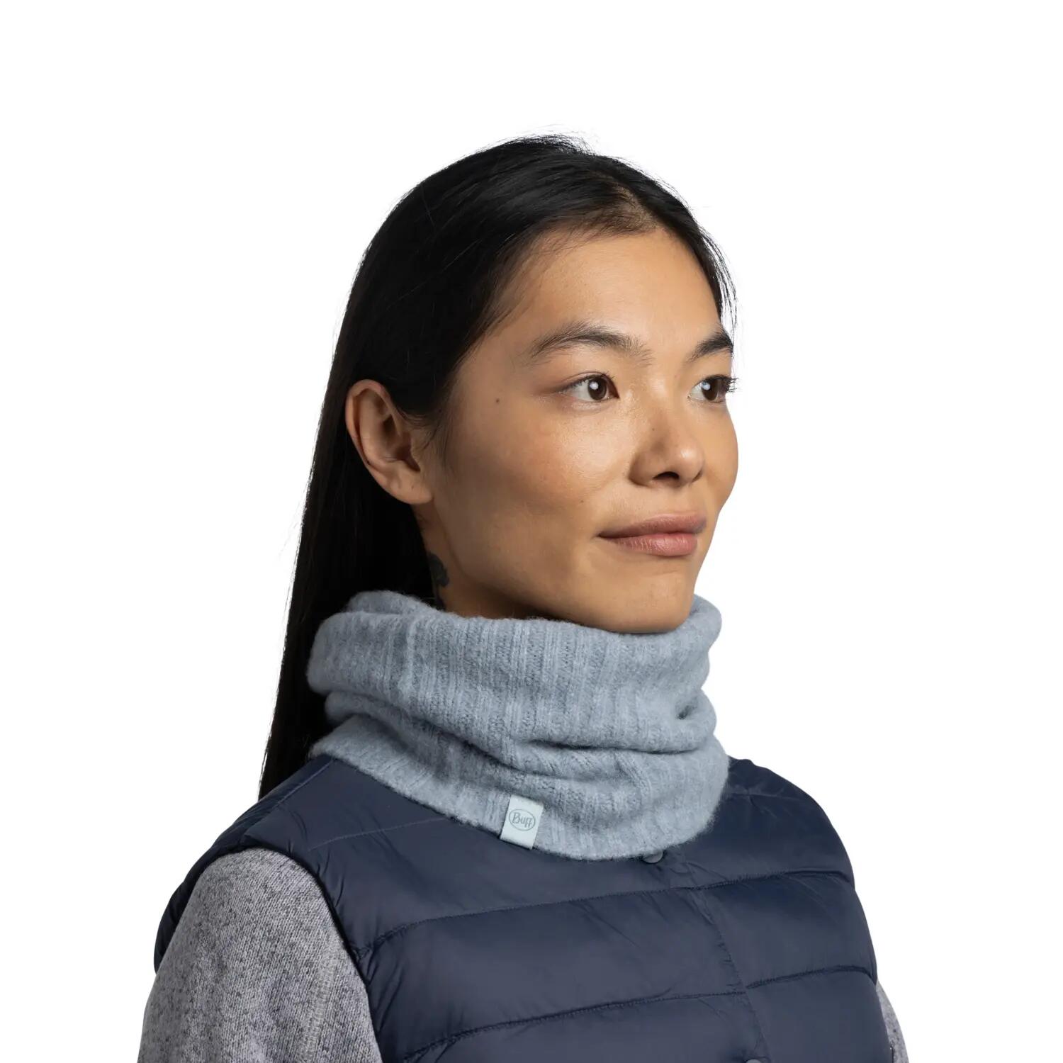 Cache-cou tricoté Unisex Buff Bleu TAILLE UNIQUE 4/5