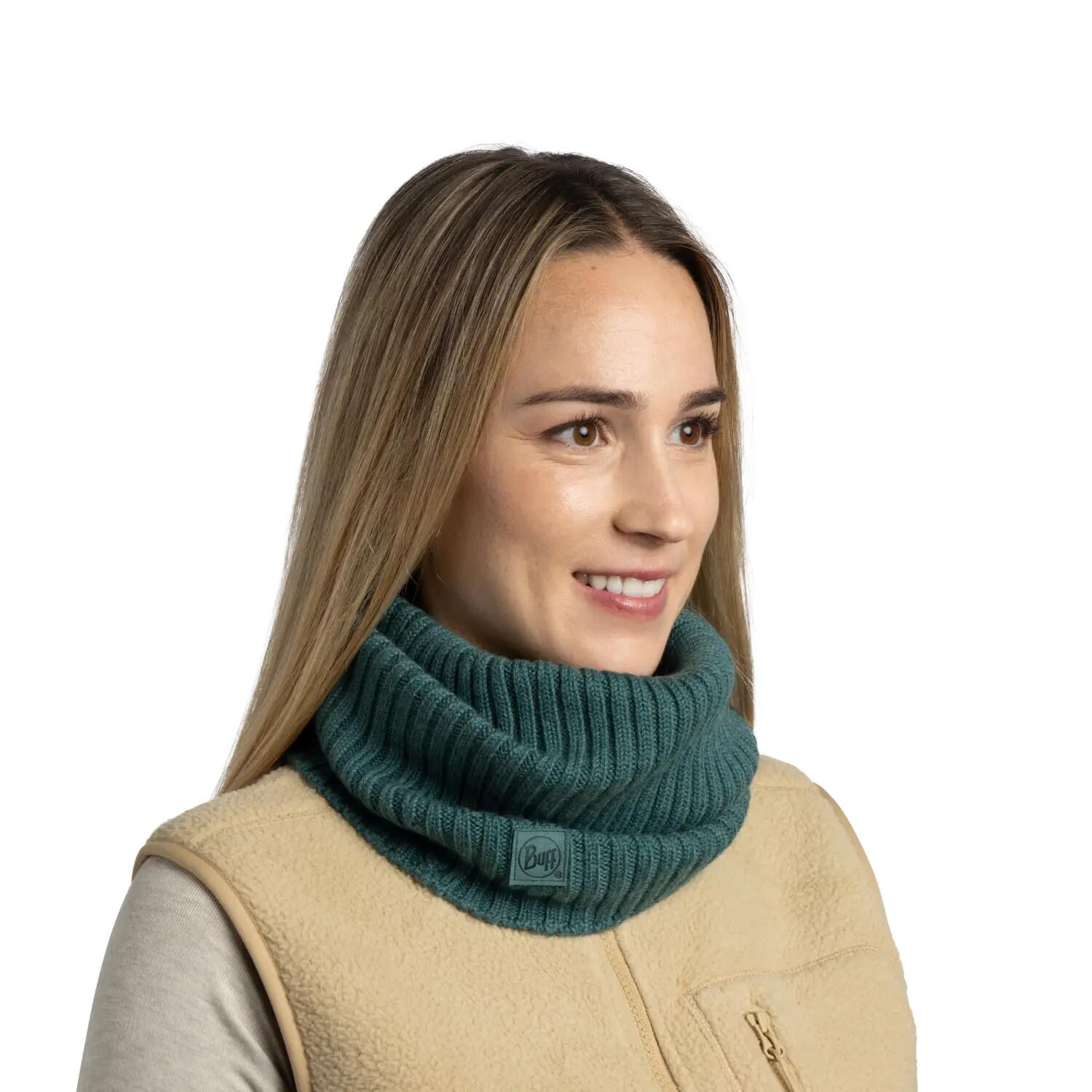 Cache-cou tricoté Unisex Buff Vert TAILLE UNIQUE 4/5