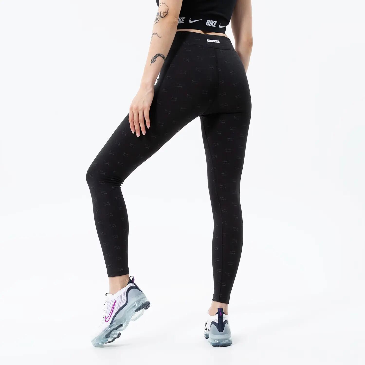 LEGGINSY DASMKIE DŁUGIE NIKE XS   KOLOR CZARNY 2/5