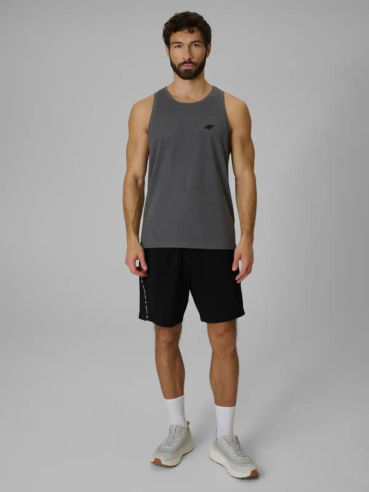 KOSZULKA MĘSKA 4F T-SHIRT NA RAMIĄCZKA BEZ RĘKAWÓW M307 S SS26 5/10