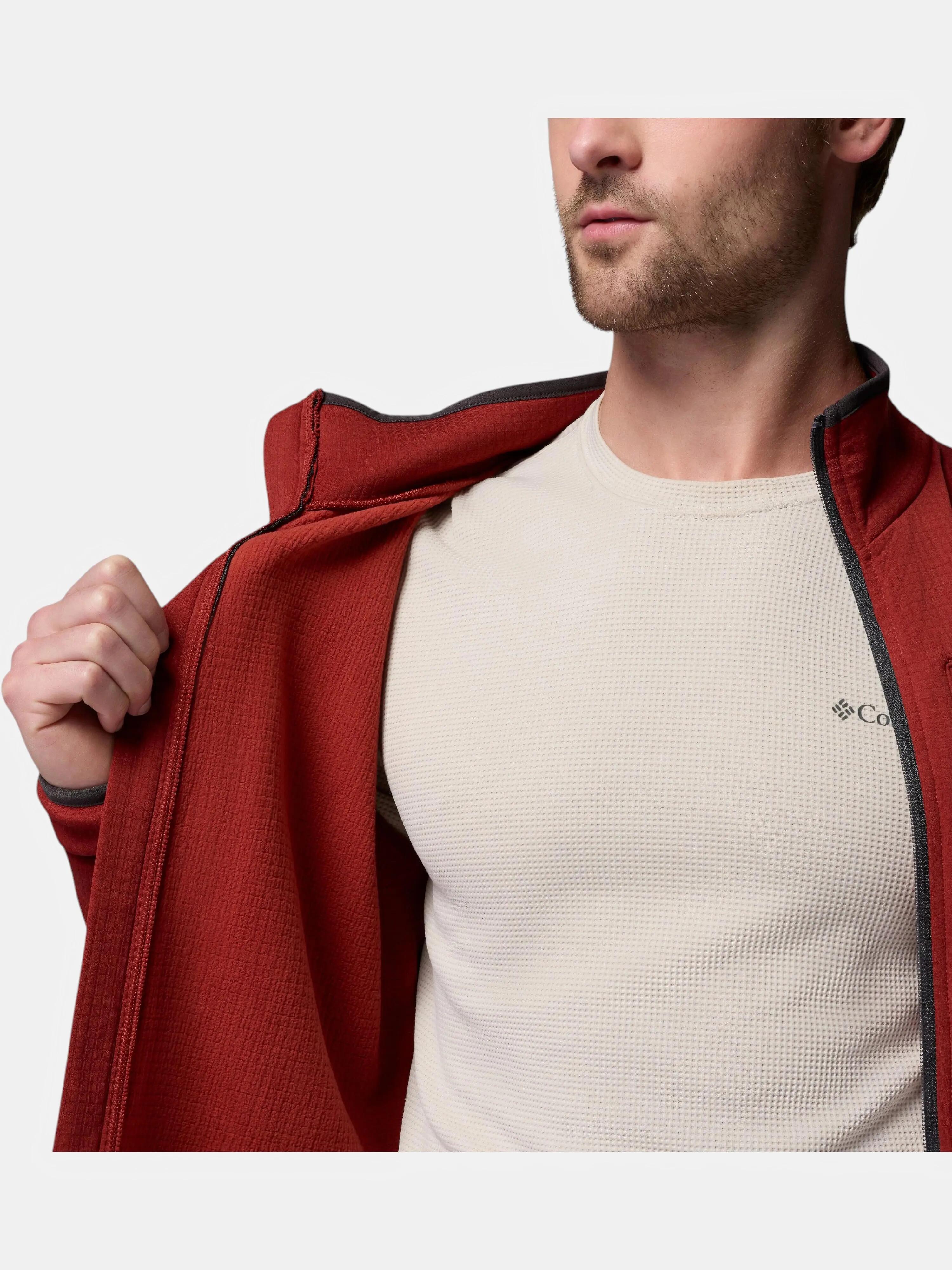 Sweater Men Essential Hike Grid FZ 6/7