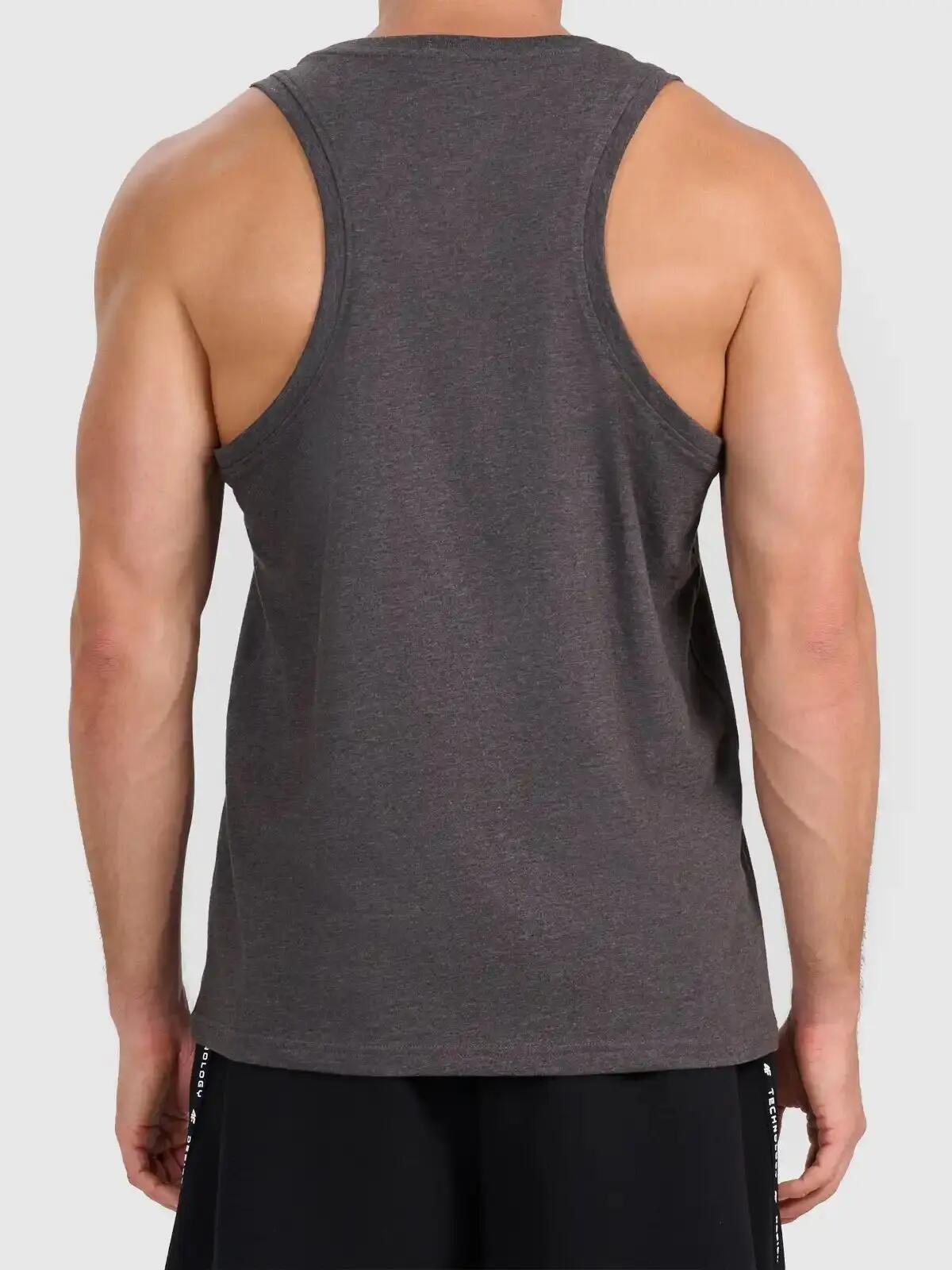 KOSZULKA MĘSKA 4F T-SHIRT NA RAMIĄCZKA BEZ RĘKAWÓW M307 S SS26 3/10