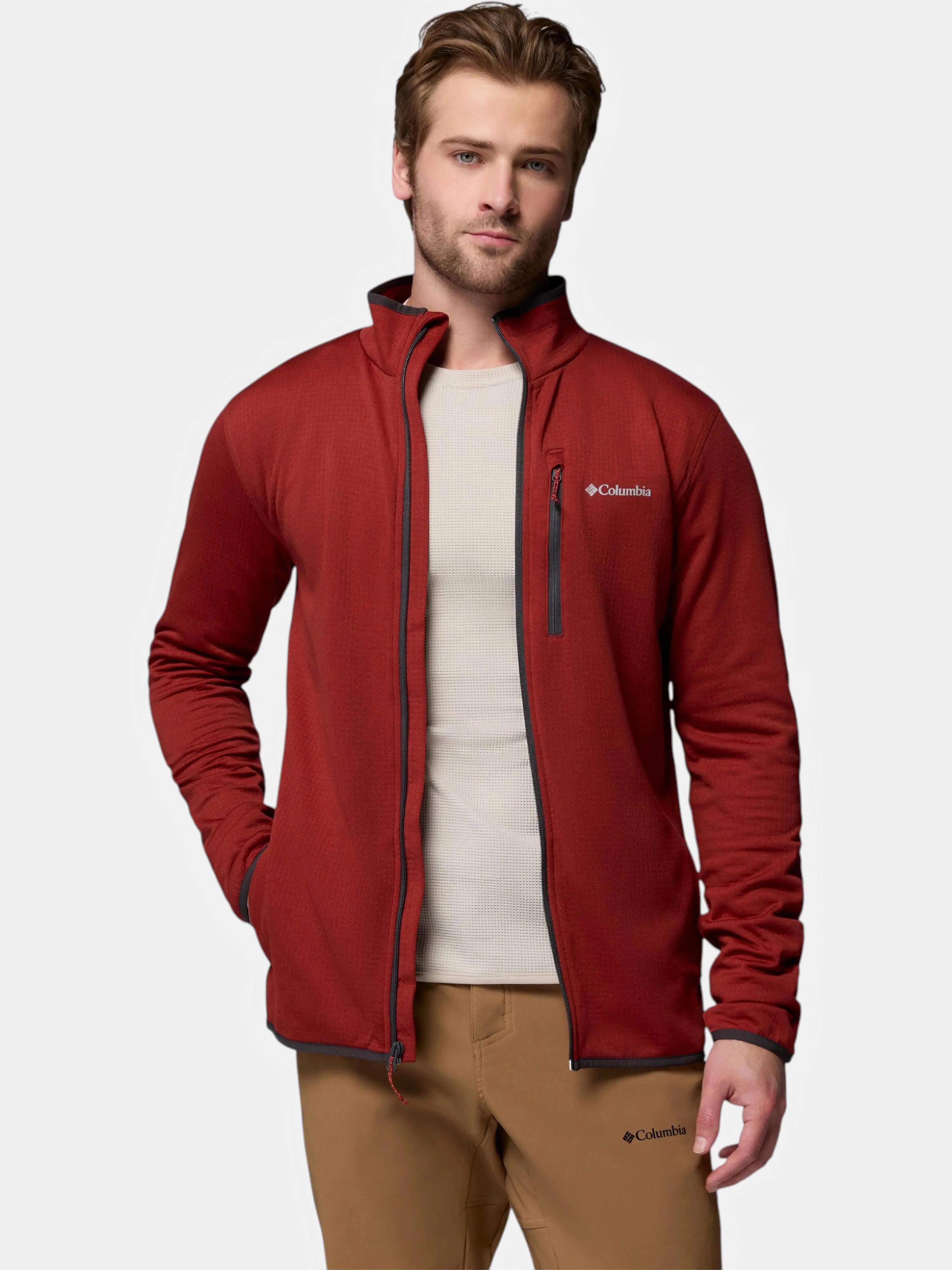 Sweater Men Essential Hike Grid FZ 5/7