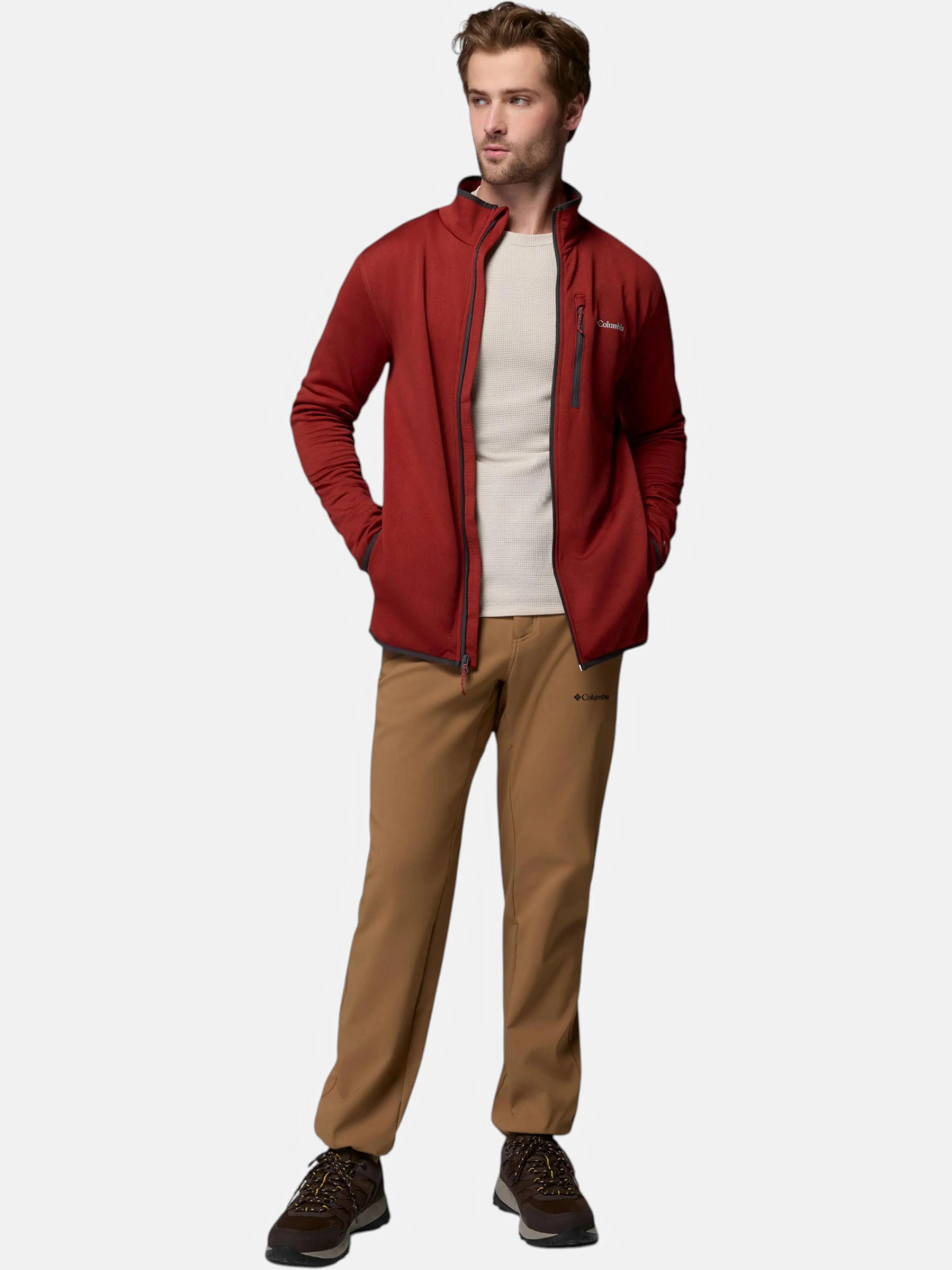 Sweater Men Essential Hike Grid FZ 4/7