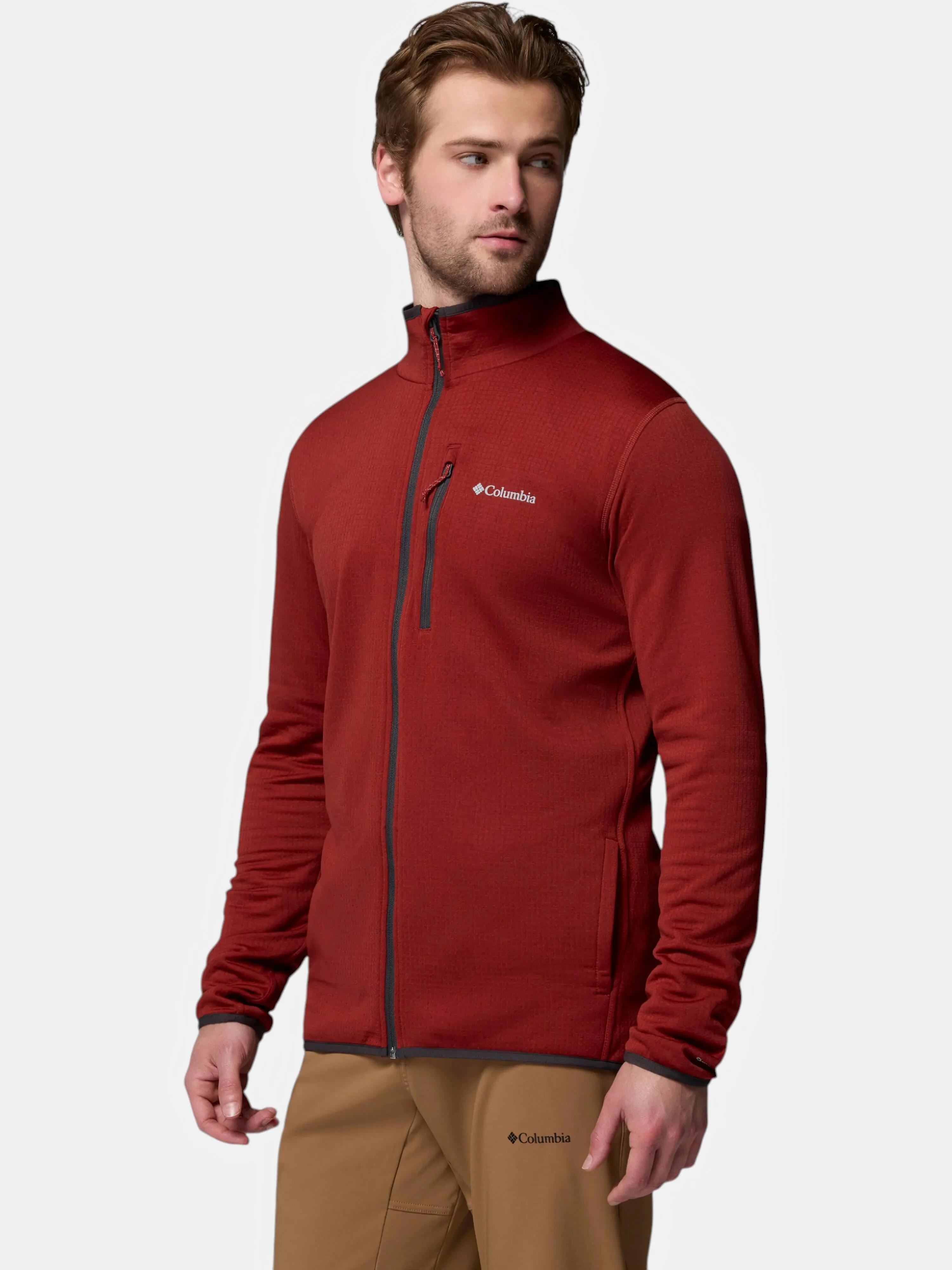 Sweater Men Essential Hike Grid FZ 2/7