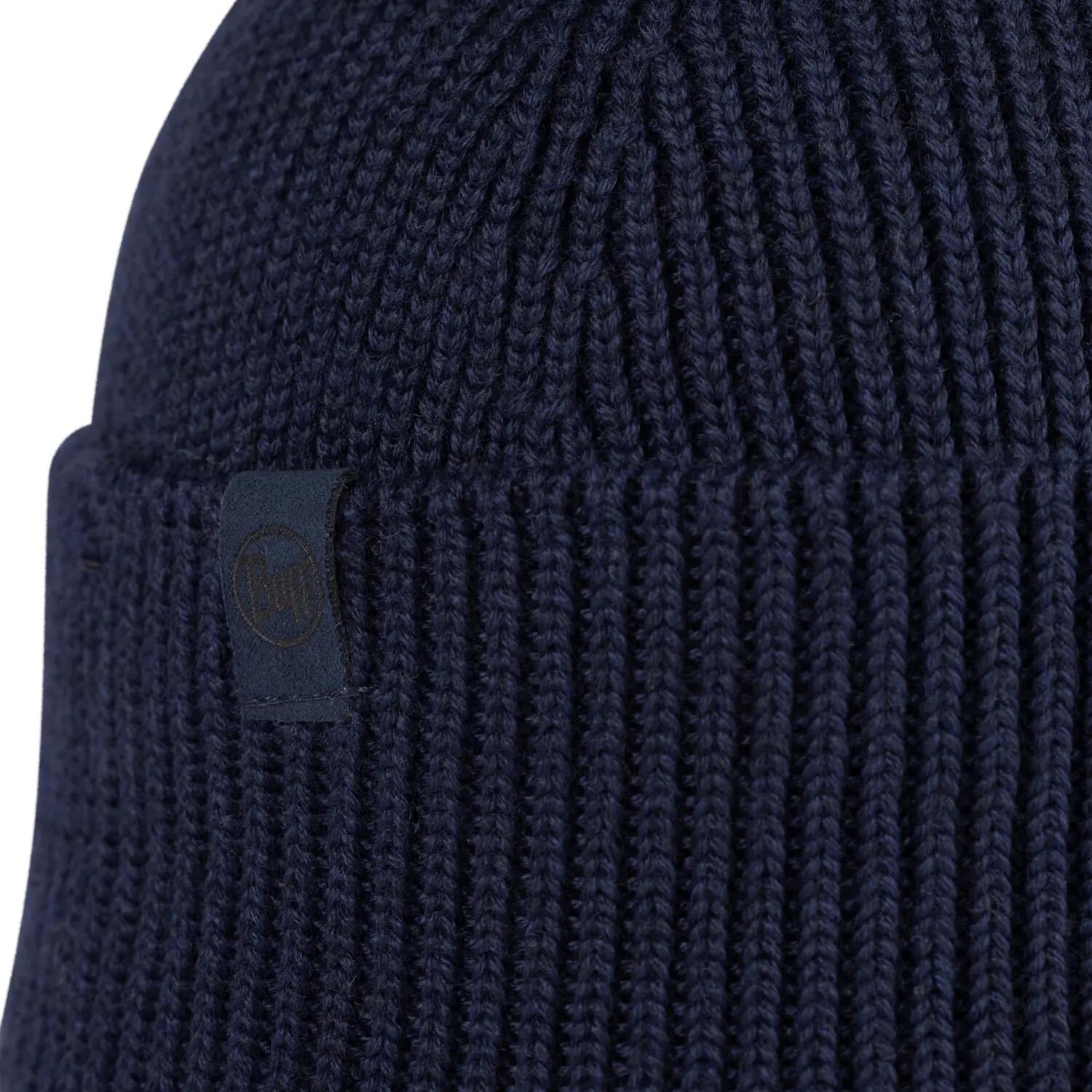 Bonnet tricoté Unisex Buff Bleu foncé TAILLE UNIQUE 2/5