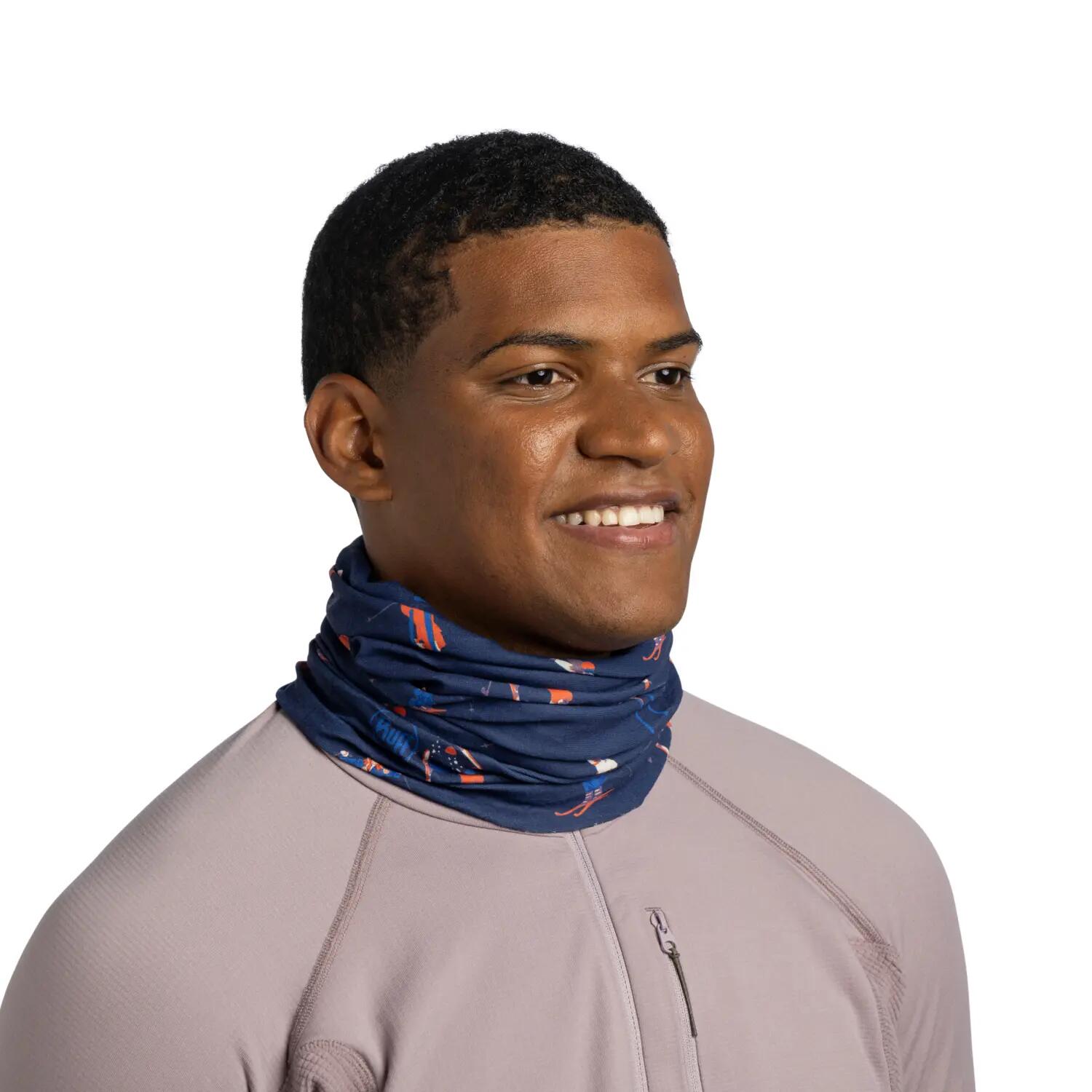 Tour de cou Original EcoStretch Unisex Buff Bleu TAILLE UNIQUE 3/5
